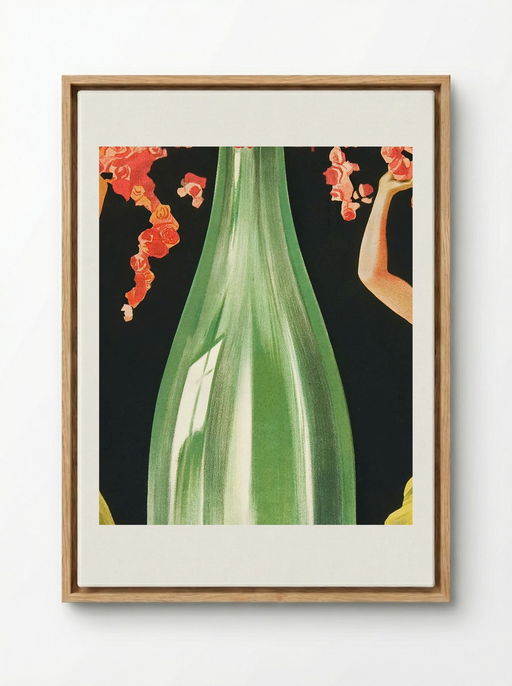 Drink Evian-Cachat - Leonetto Cappiello - Framed Canvas Wood