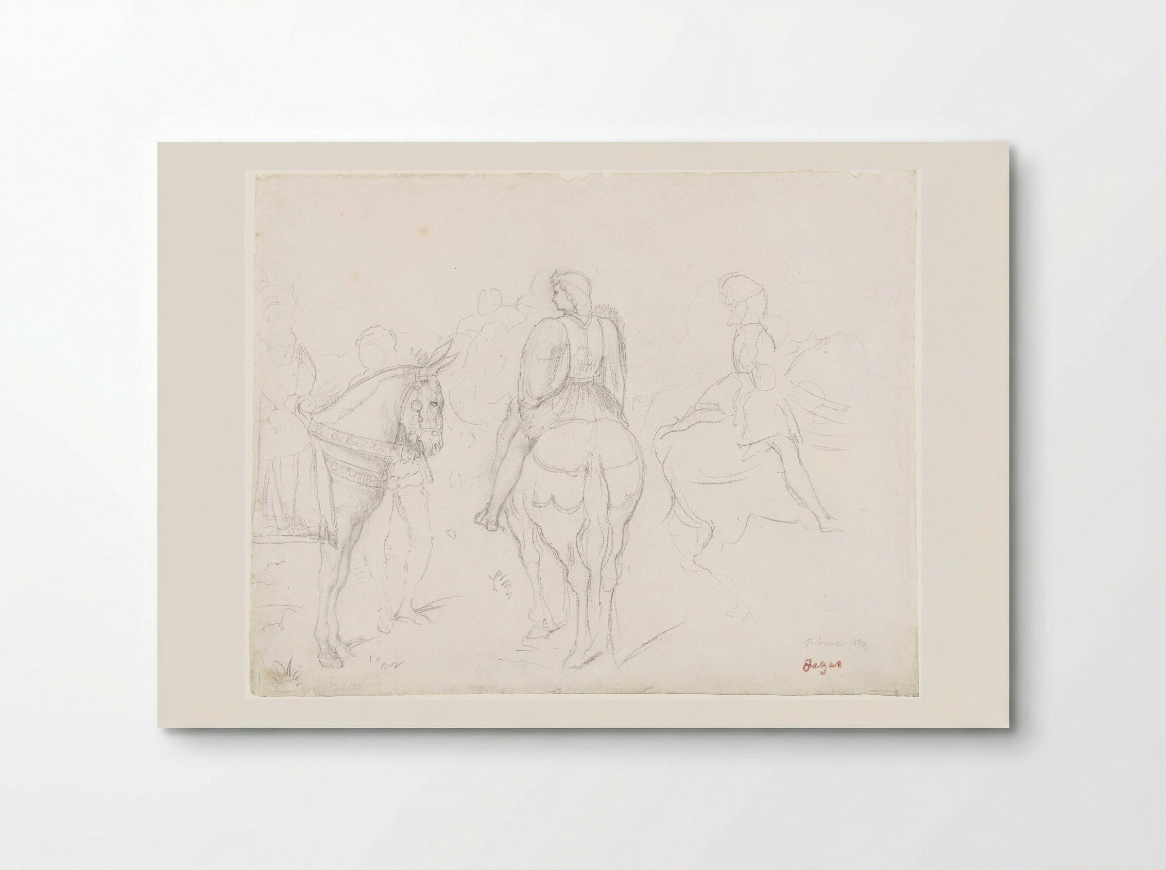 Ruiters - Edgar Degas - Poster
