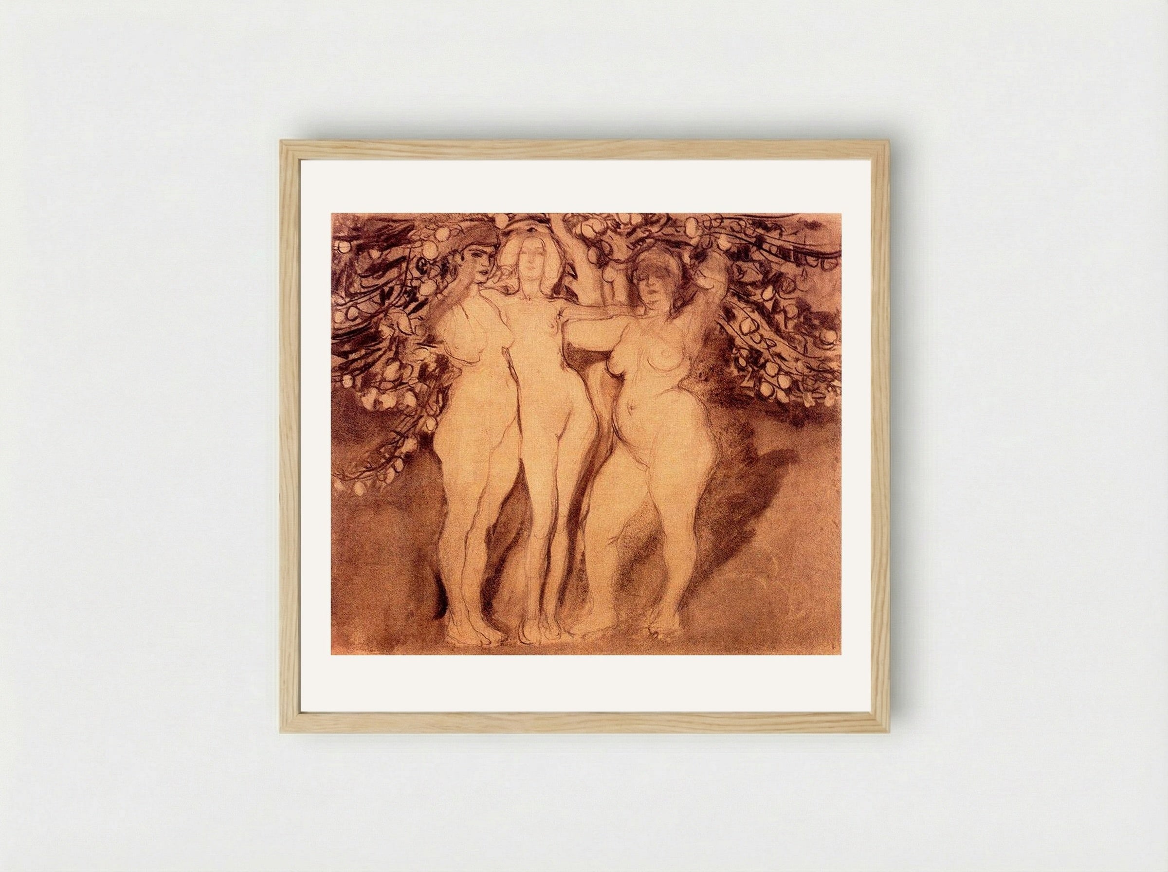 Study for "Autumn Sun" - Frantisek Kupka - Framed Print Wood
