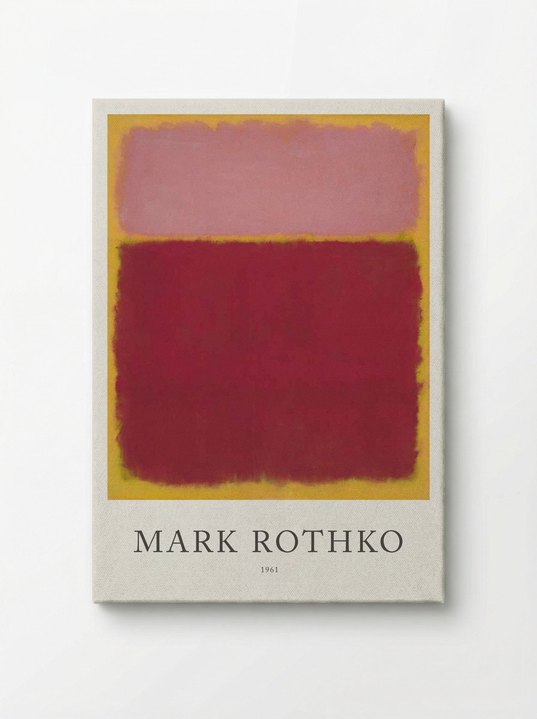 Untitled (Pink and Red over Yellow) - Mark Rothko - Canvas