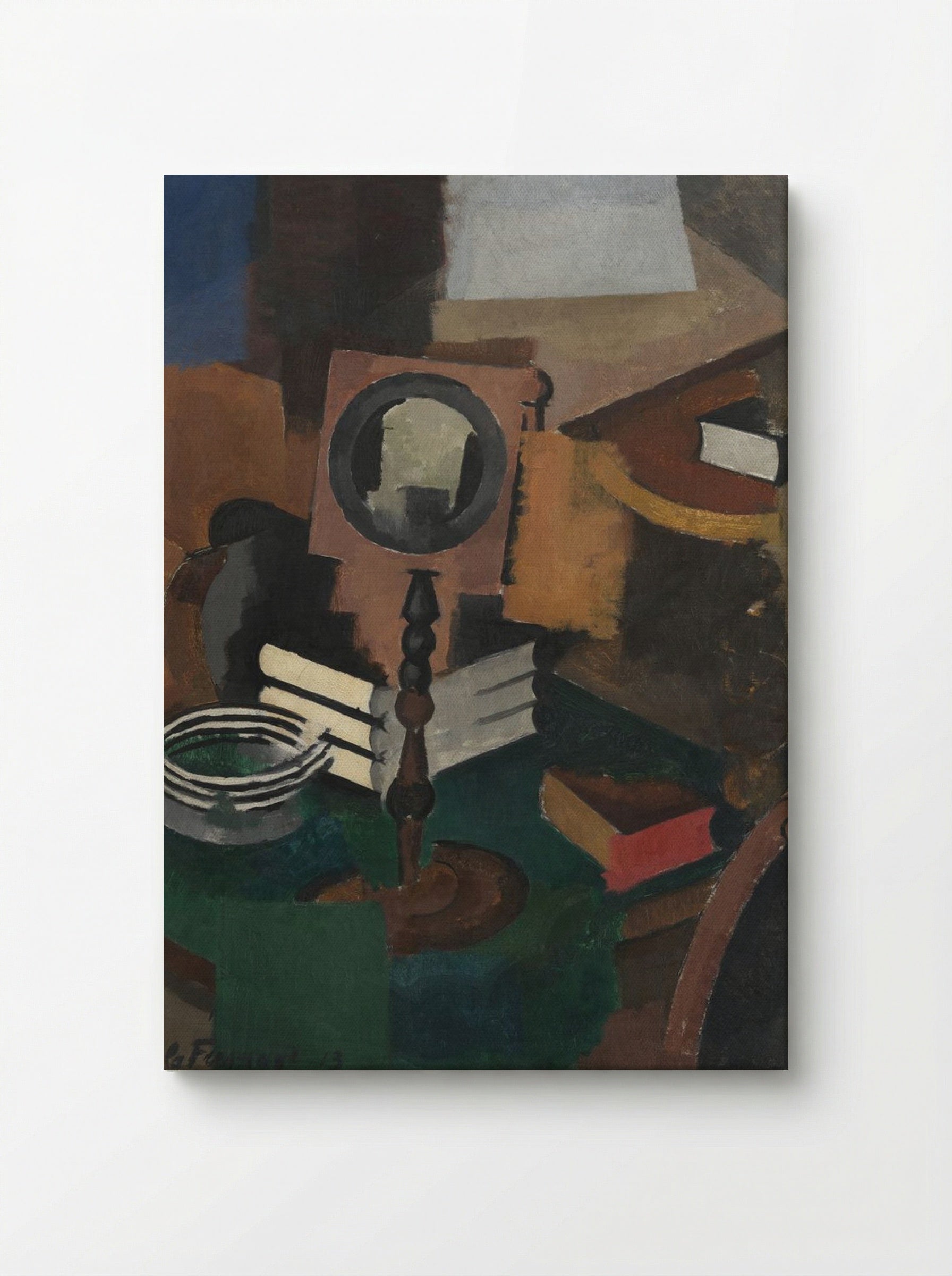 Still Life with Candlestick - Roger de La Fresnaye - Canvas