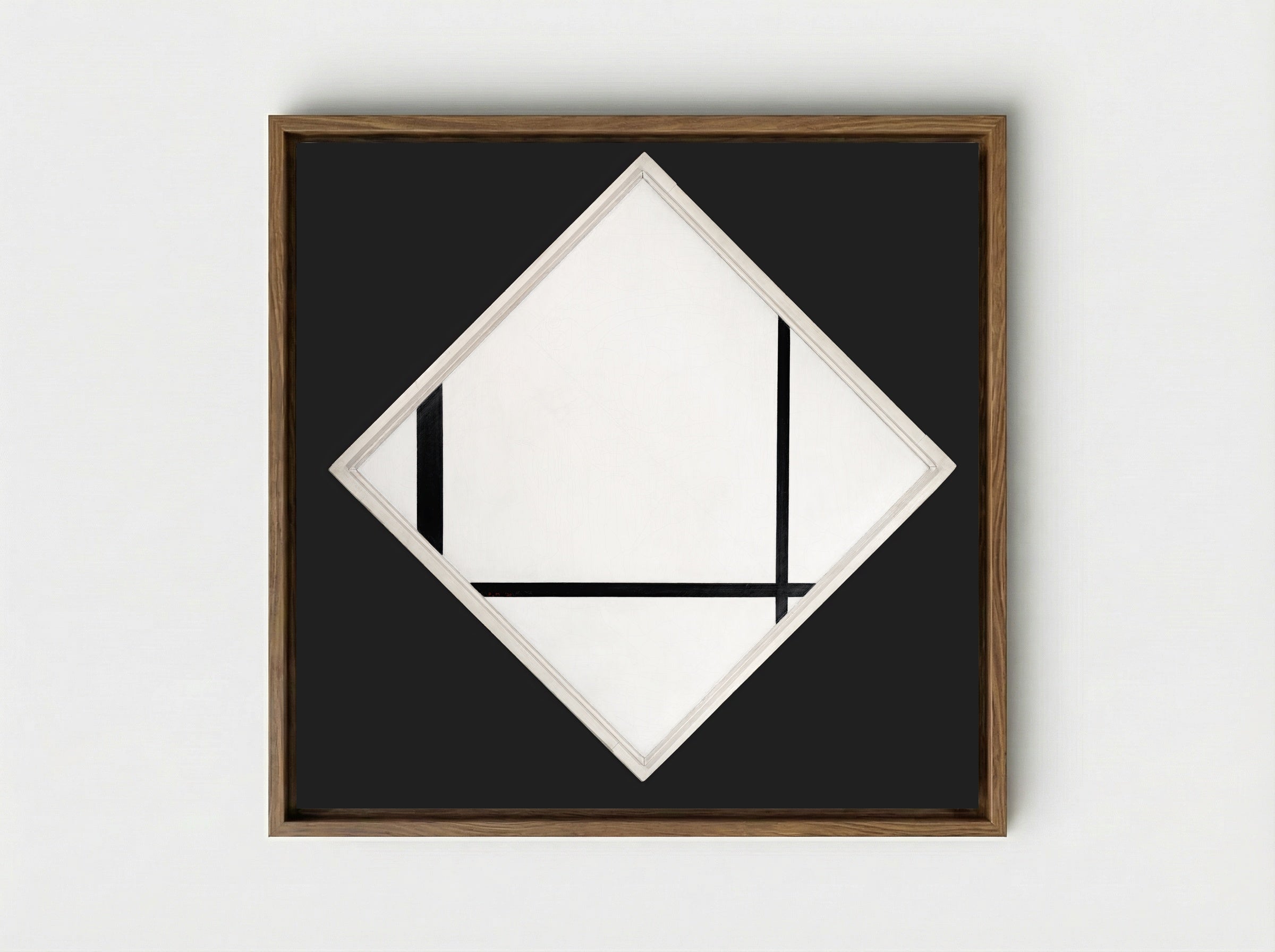 Fox Trot A - Piet Mondrian - Framed Canvas Wood