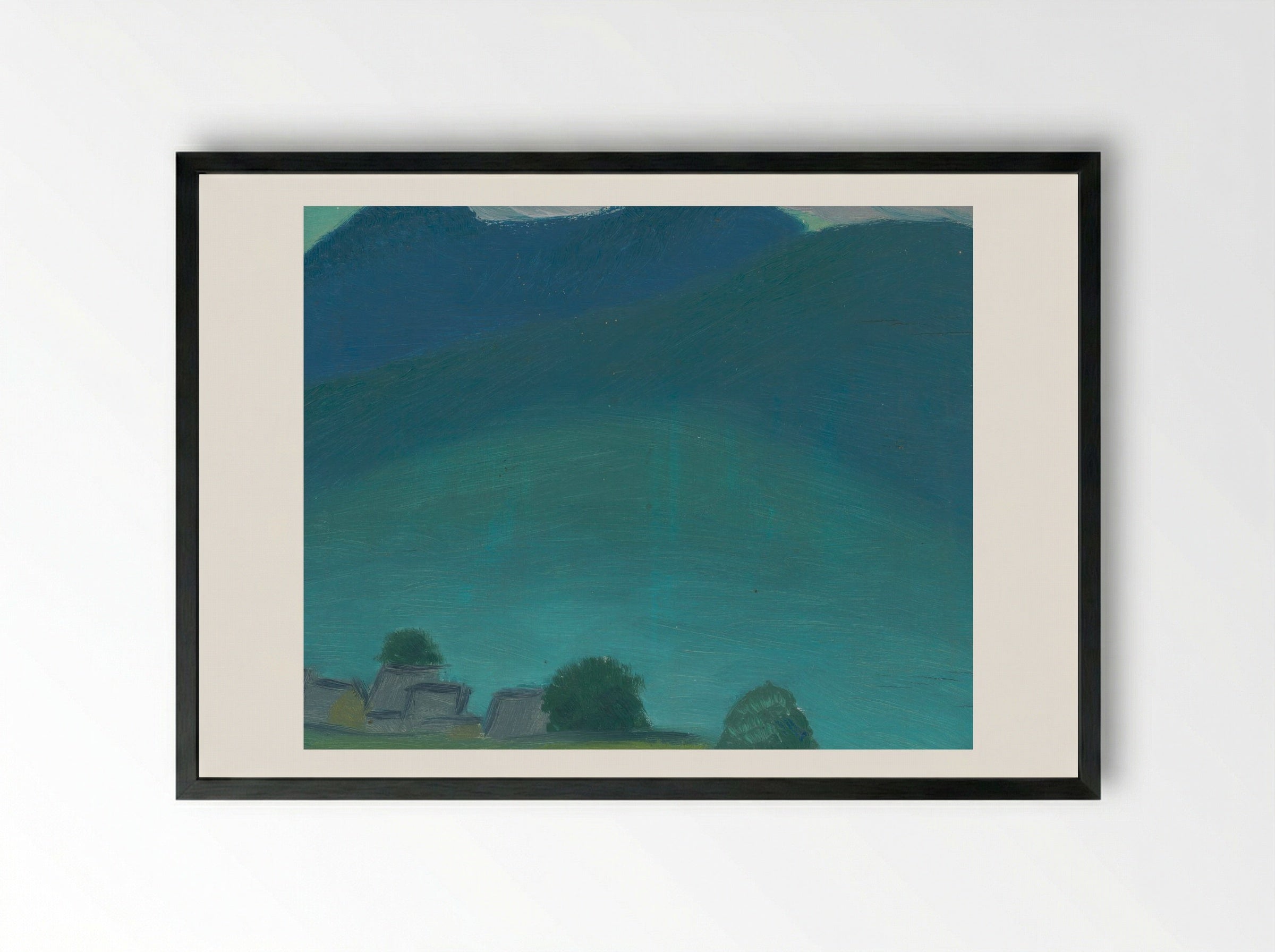 Early Evening - Mikuláš Galanda - Framed Print Black