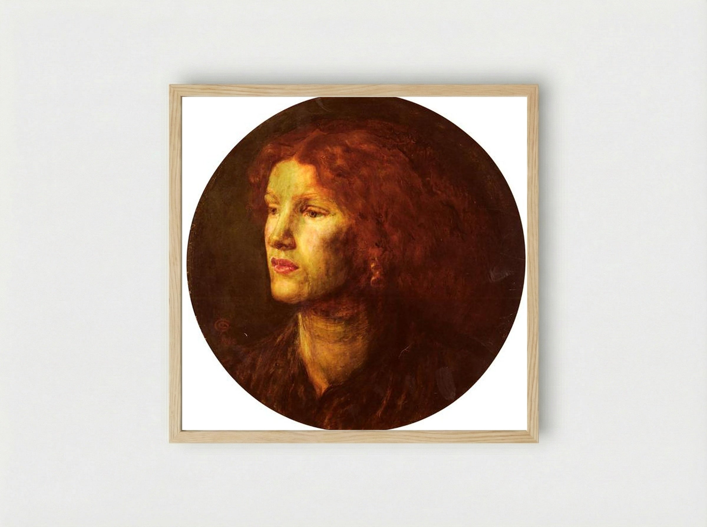 Fanny Cornforth - Dante Gabriel Rossetti - Framed Print Wood