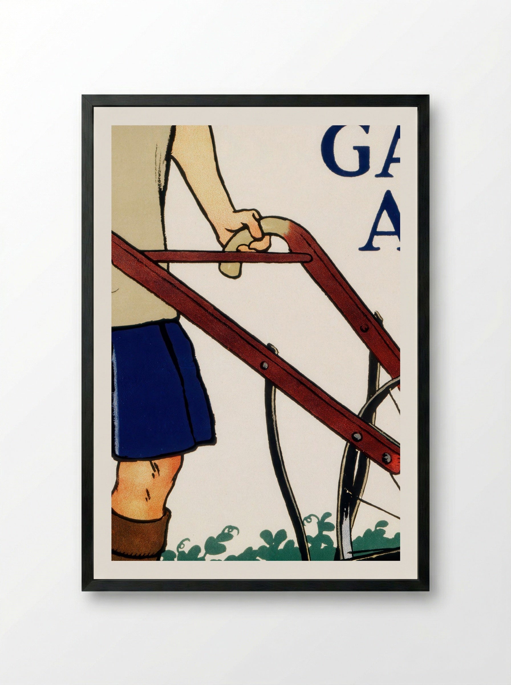 Join the United States School Garden Army - Edward Penfield - Framed Print Black