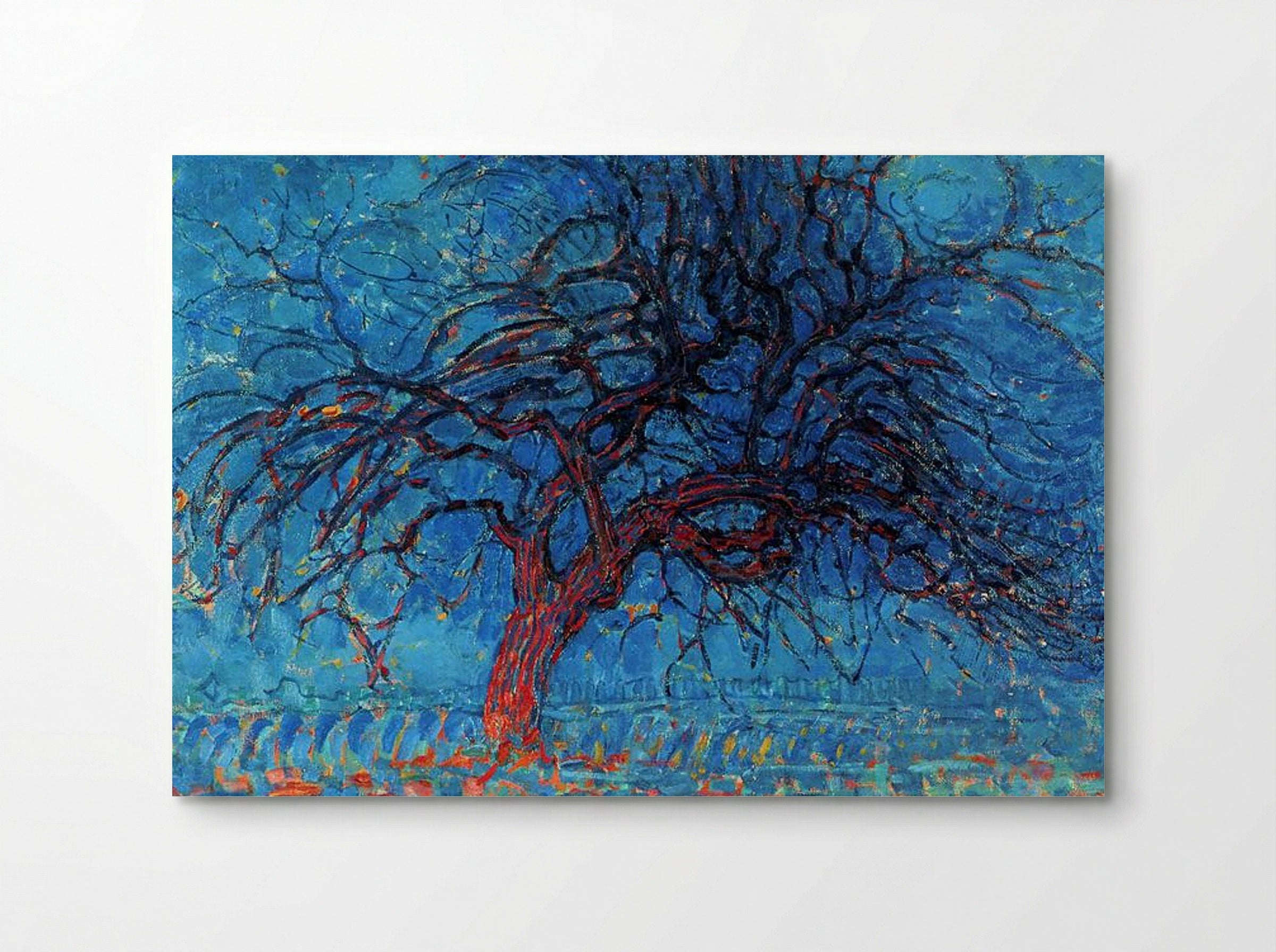 Avond (Evening): The Red Tree - Piet Mondrian - Poster