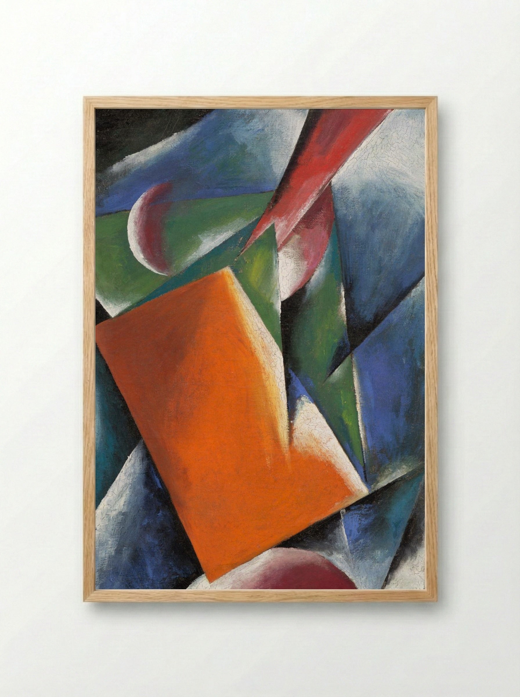 Architectonic Painting - Liubov Popova - Framed Print Wood