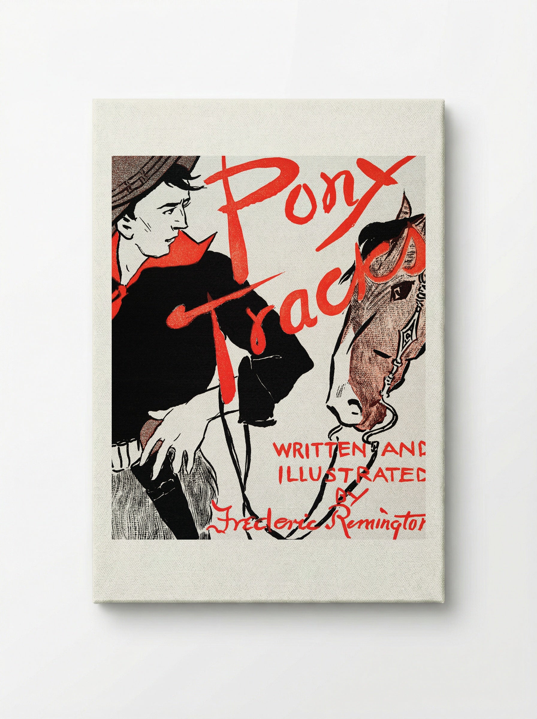 Pony Tracks - Edward Penfield - Canvas