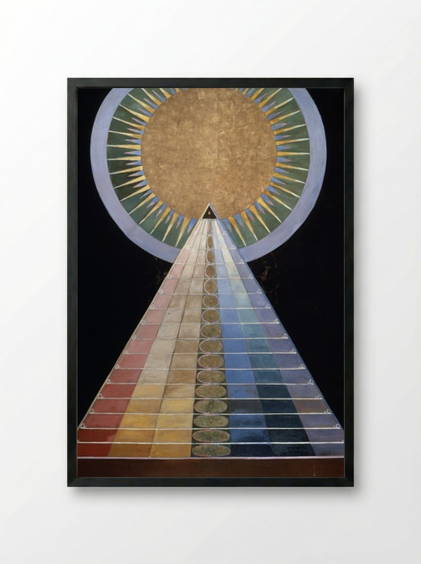 Altarpiece No. 1, Group X - Hilma af Klint - Framed Print Black