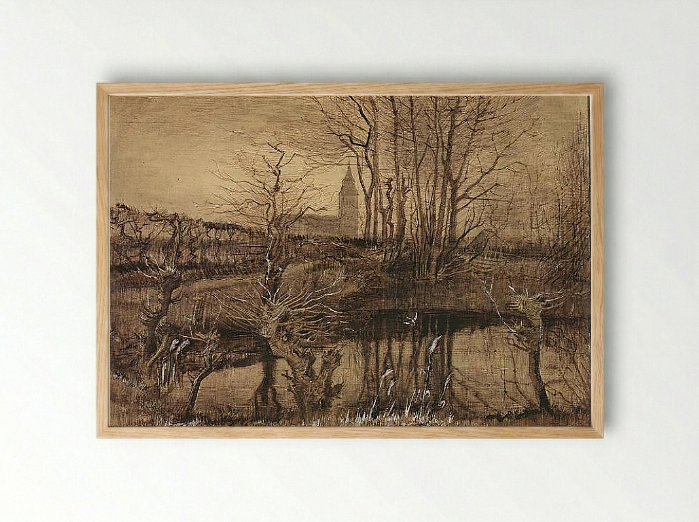 The Kingfisher - Vincent van Gogh - Framed Print Wood