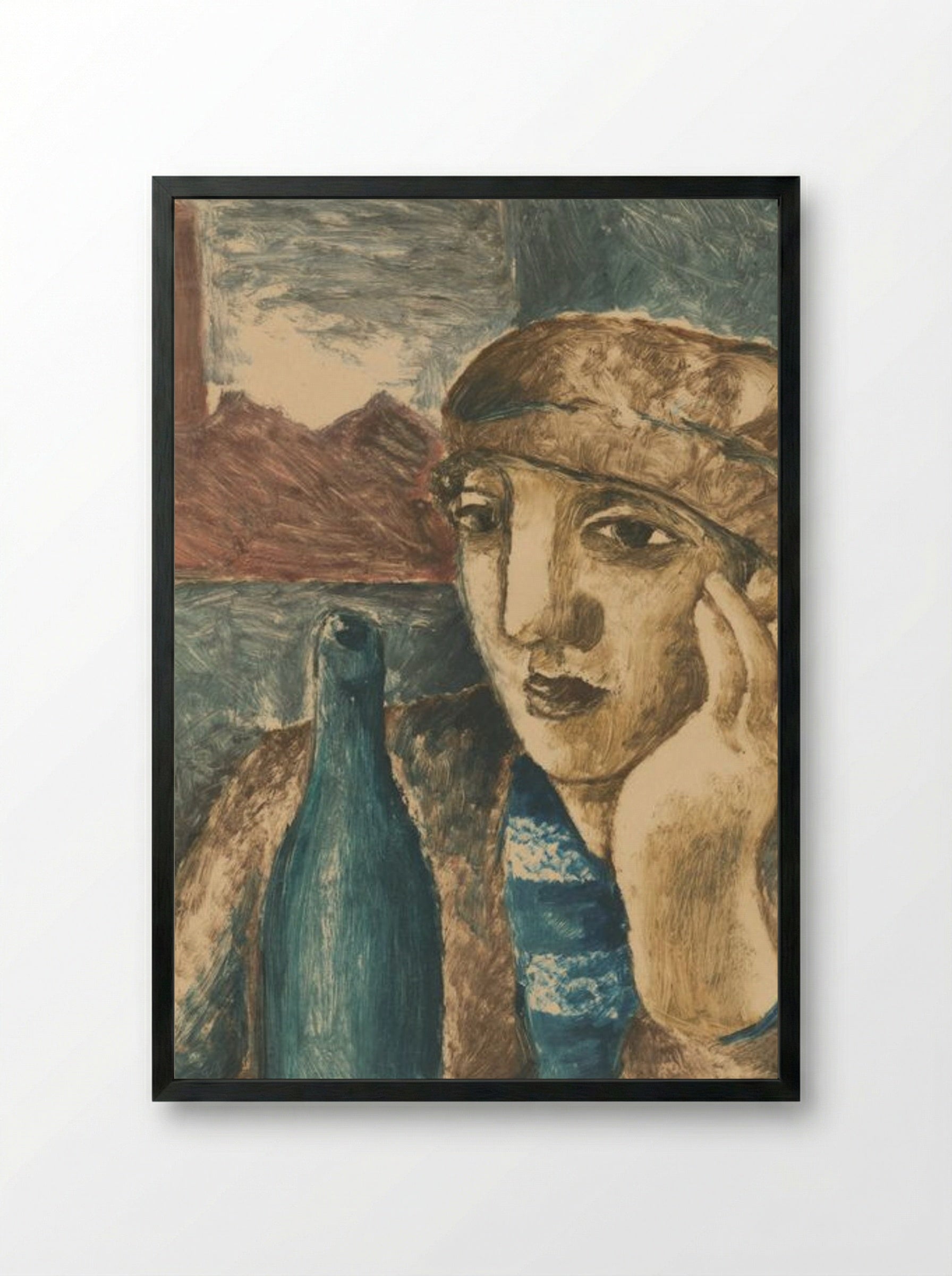 Drunk - Mikuláš Galanda - Framed Print Black