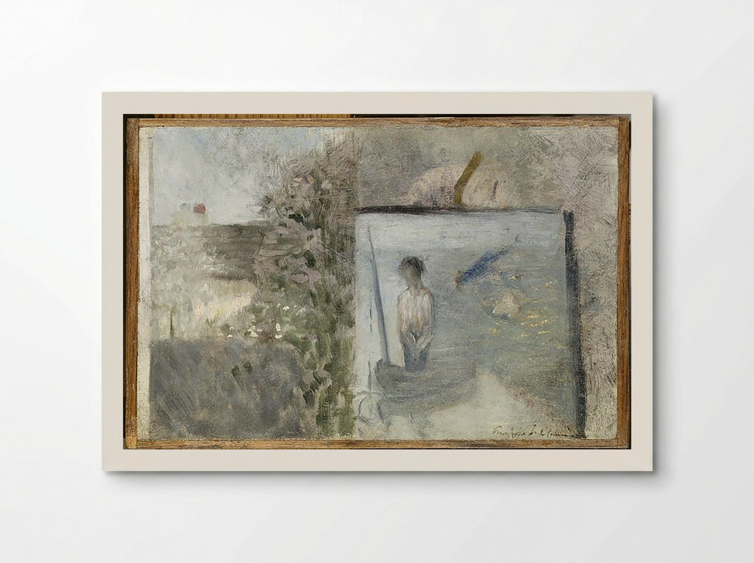 Landscape with Bathers - Pierre Puvis de Chavannes - Poster