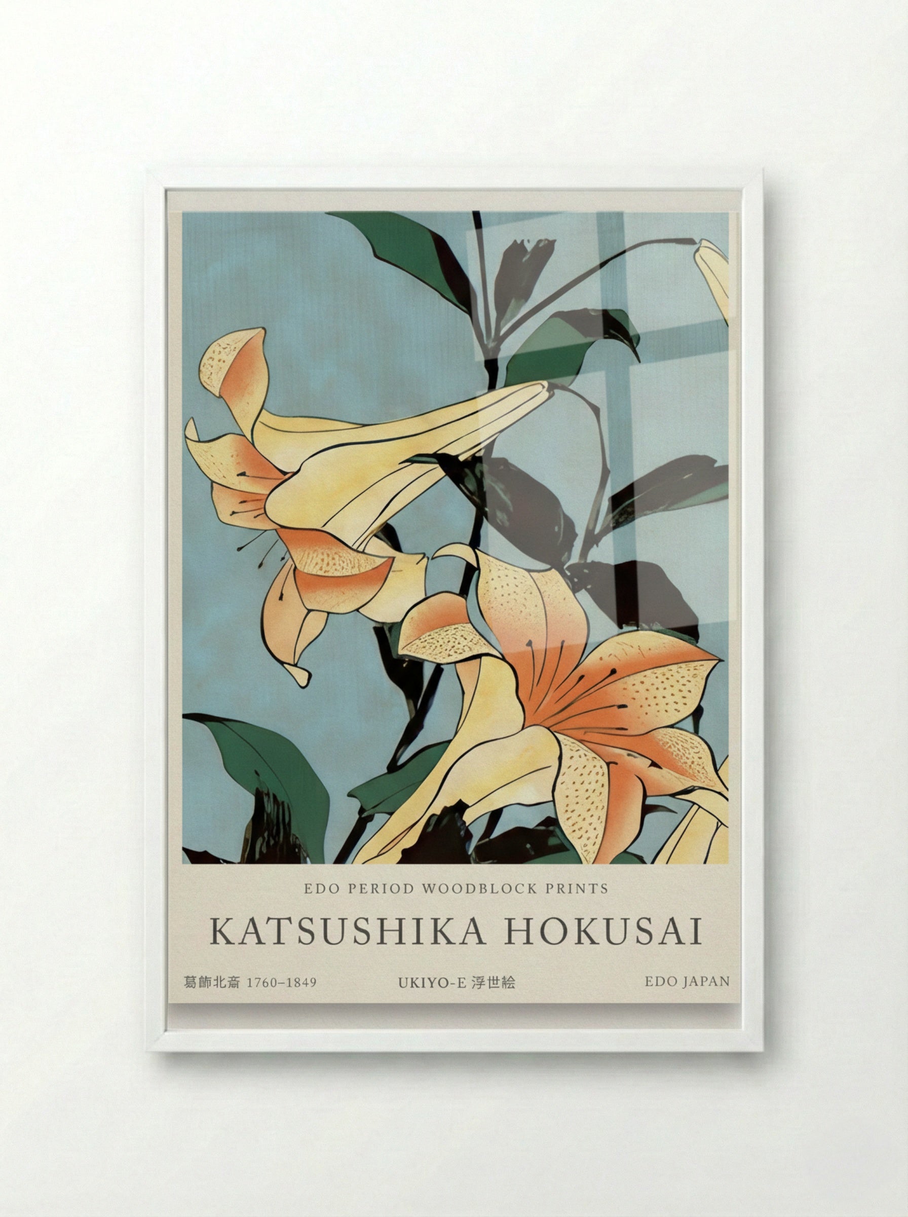 Lily - Katsushika Hokusai