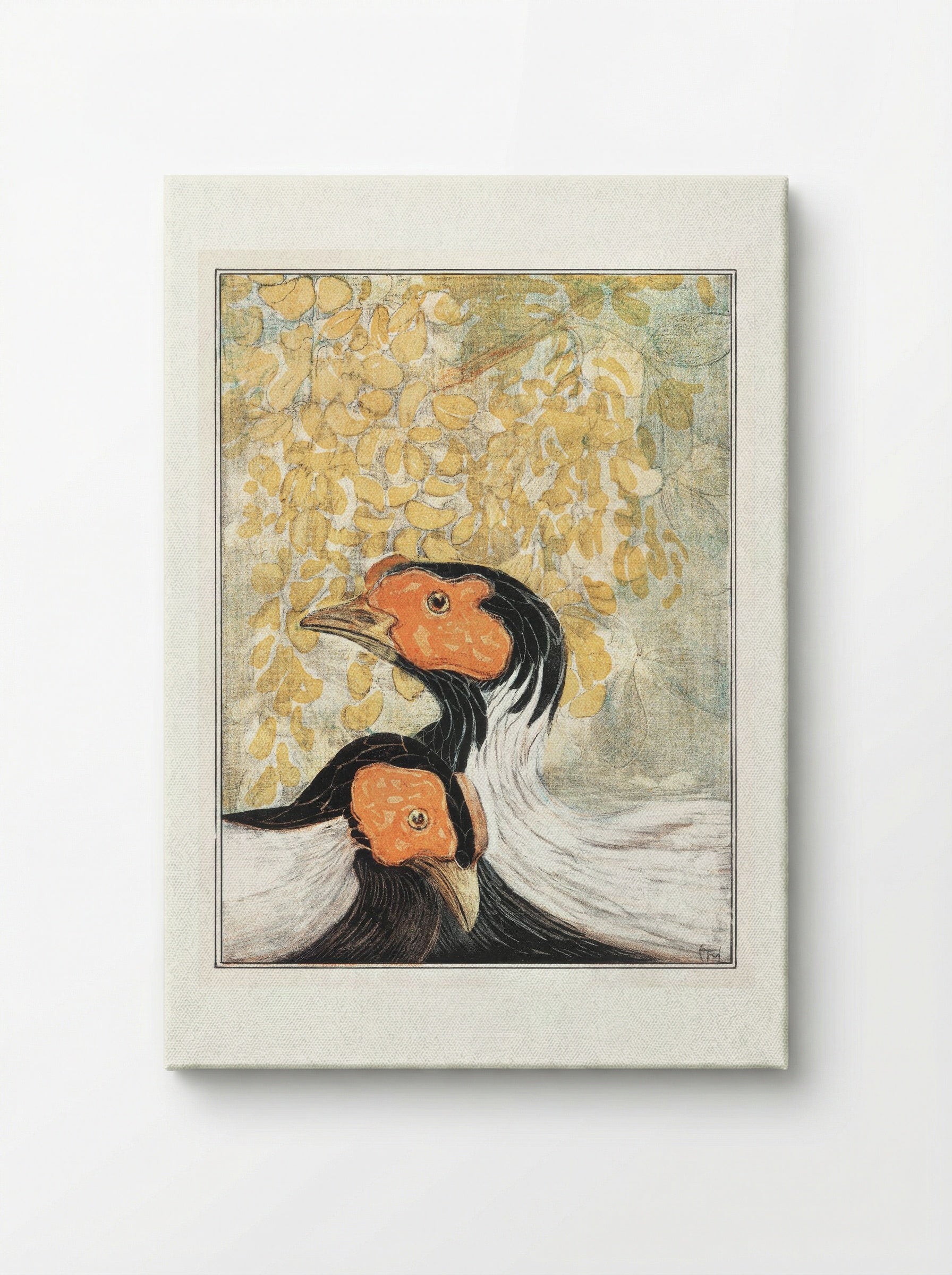 Two Silver Pheasants - Theo van Hoytema - Canvas