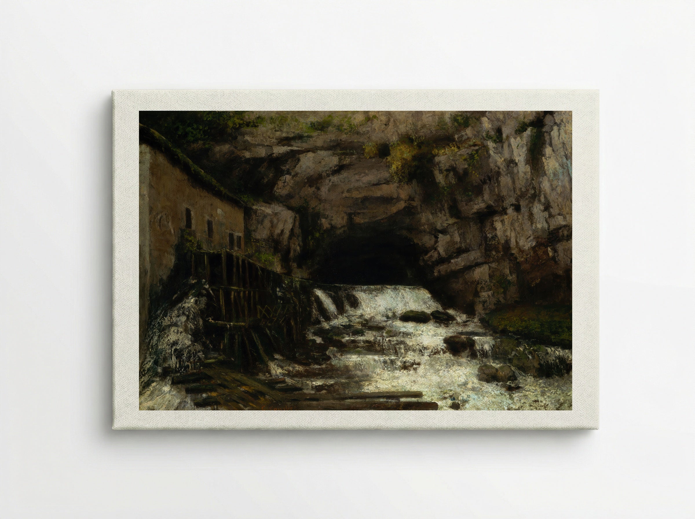 The Source of the Loue - Gustave Courbet - Canvas