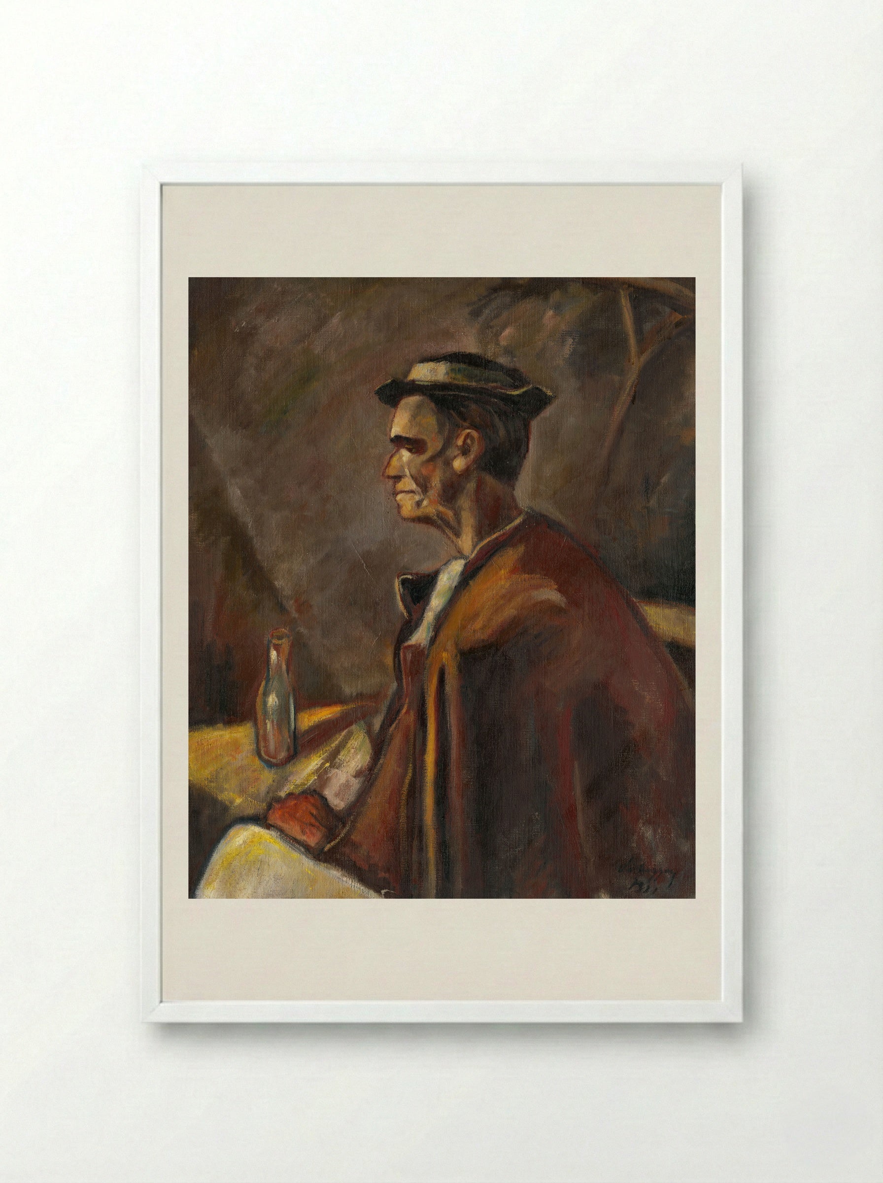 Drinking Spirits - Zolo Palugyay - Framed Print White