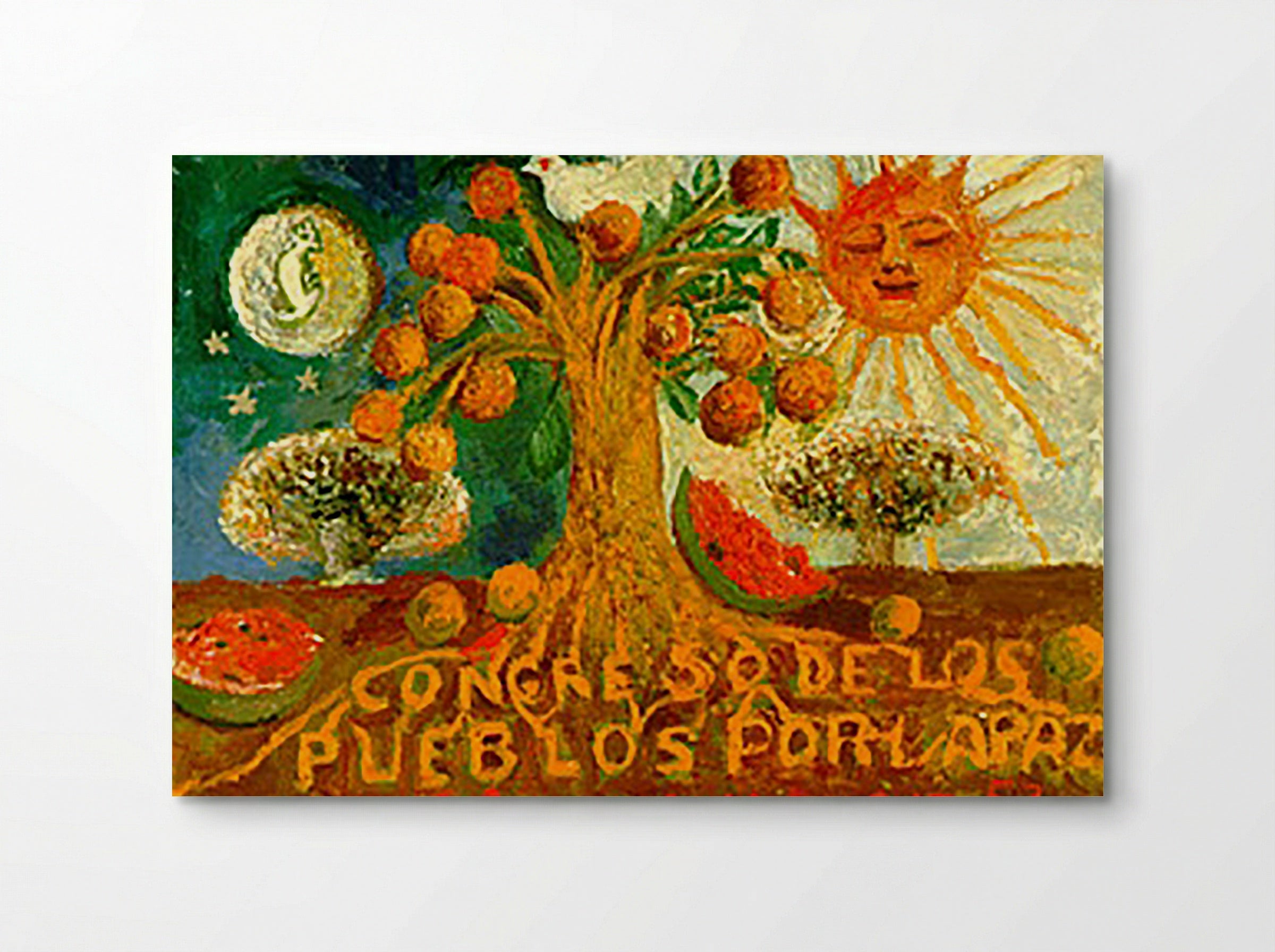 Congress of Peoples for Peace - Frida Kahlo - Poster