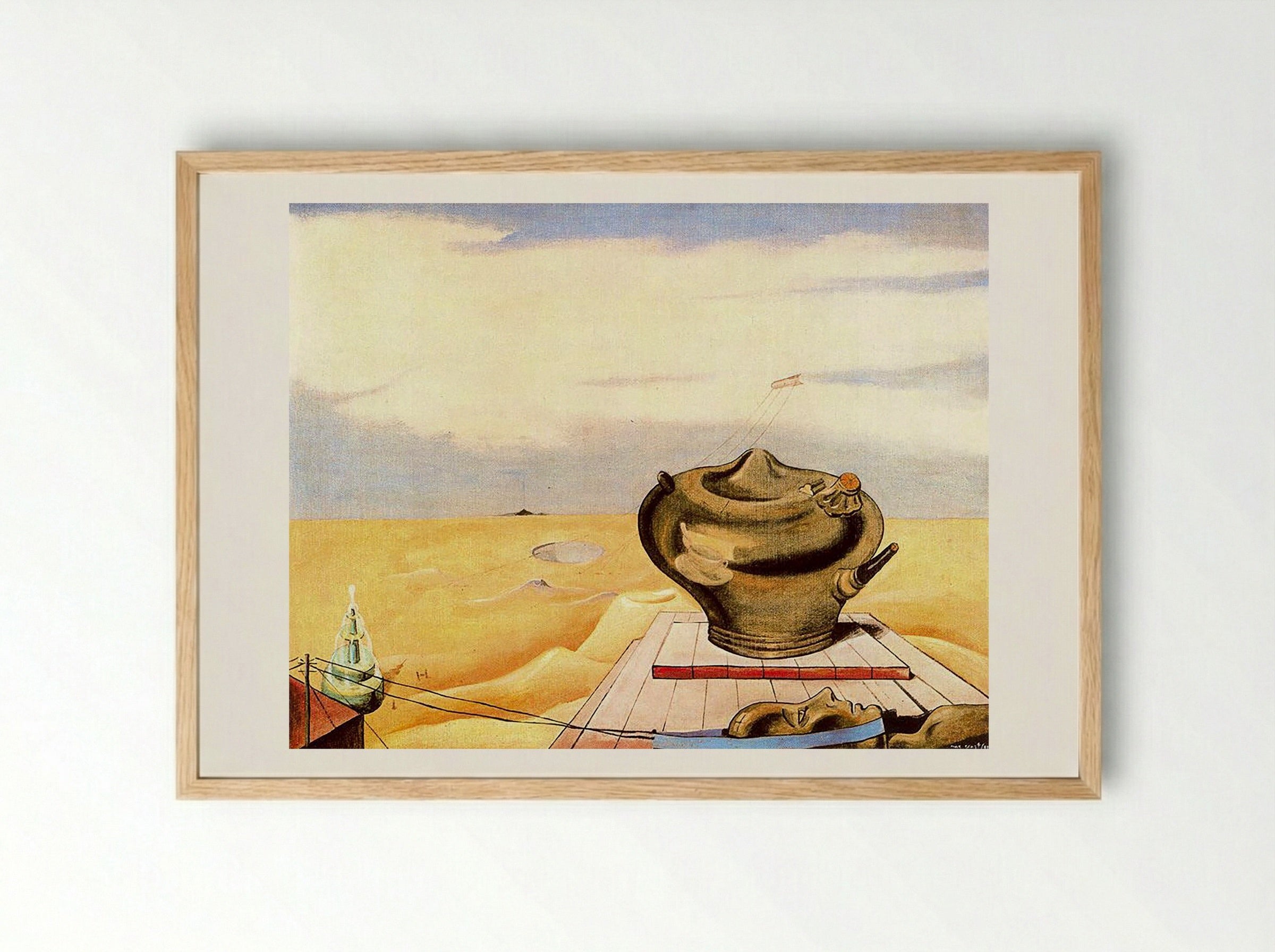 Seascape - Max Ernst - Framed Print Wood
