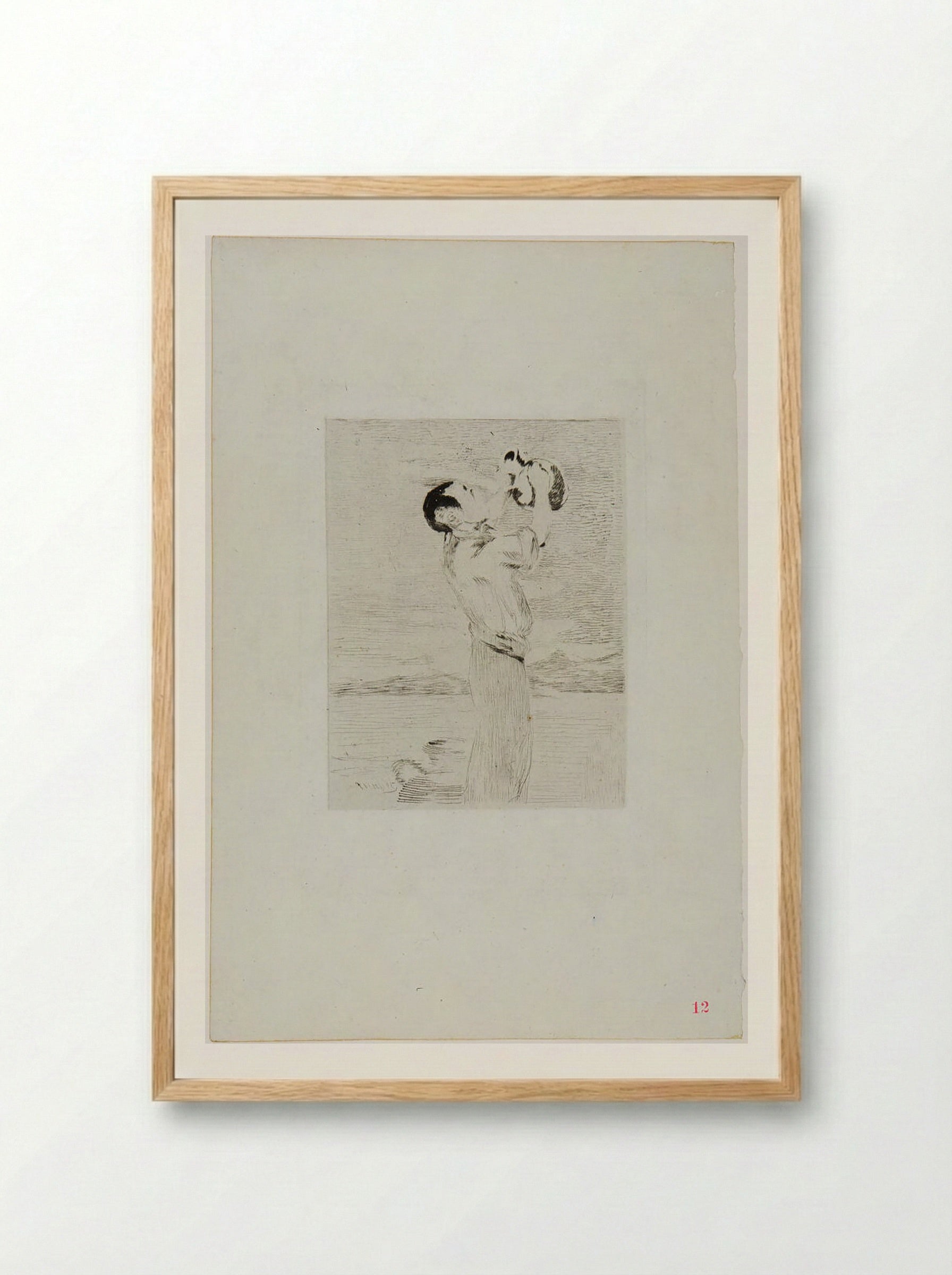 The Water Drinker - Édouard Manet - Framed Print Wood