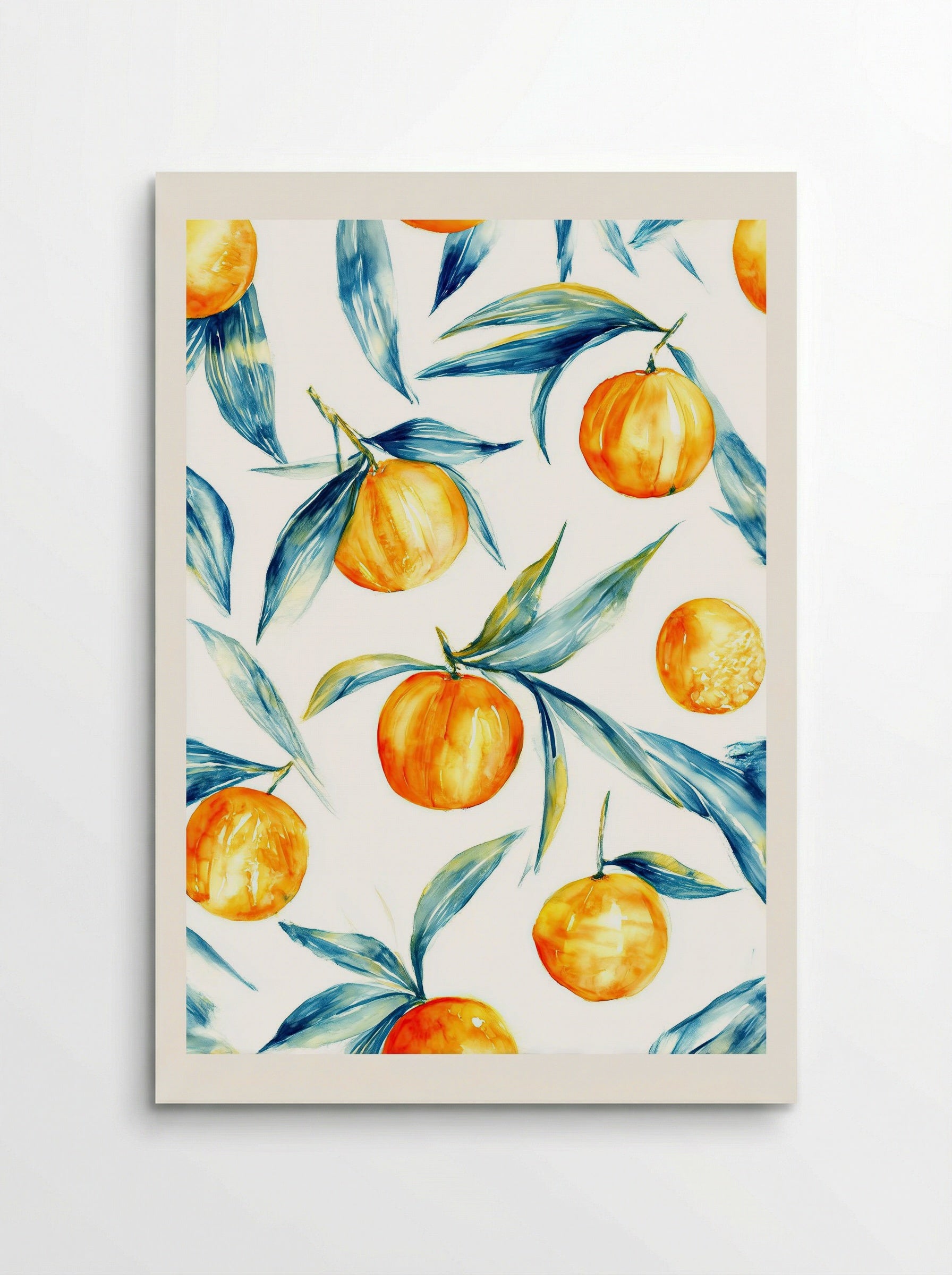 Sun Kissed Citrus Pattern - Poster
