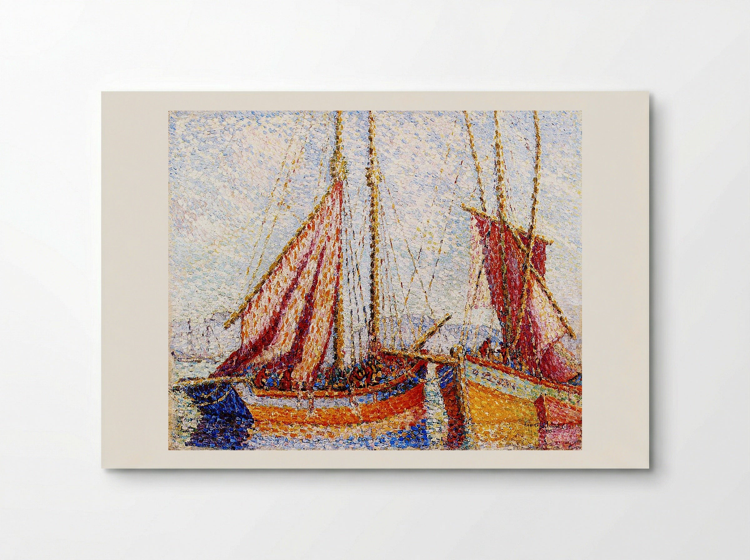 Sailboats - Henri-Edmond Cross - Poster