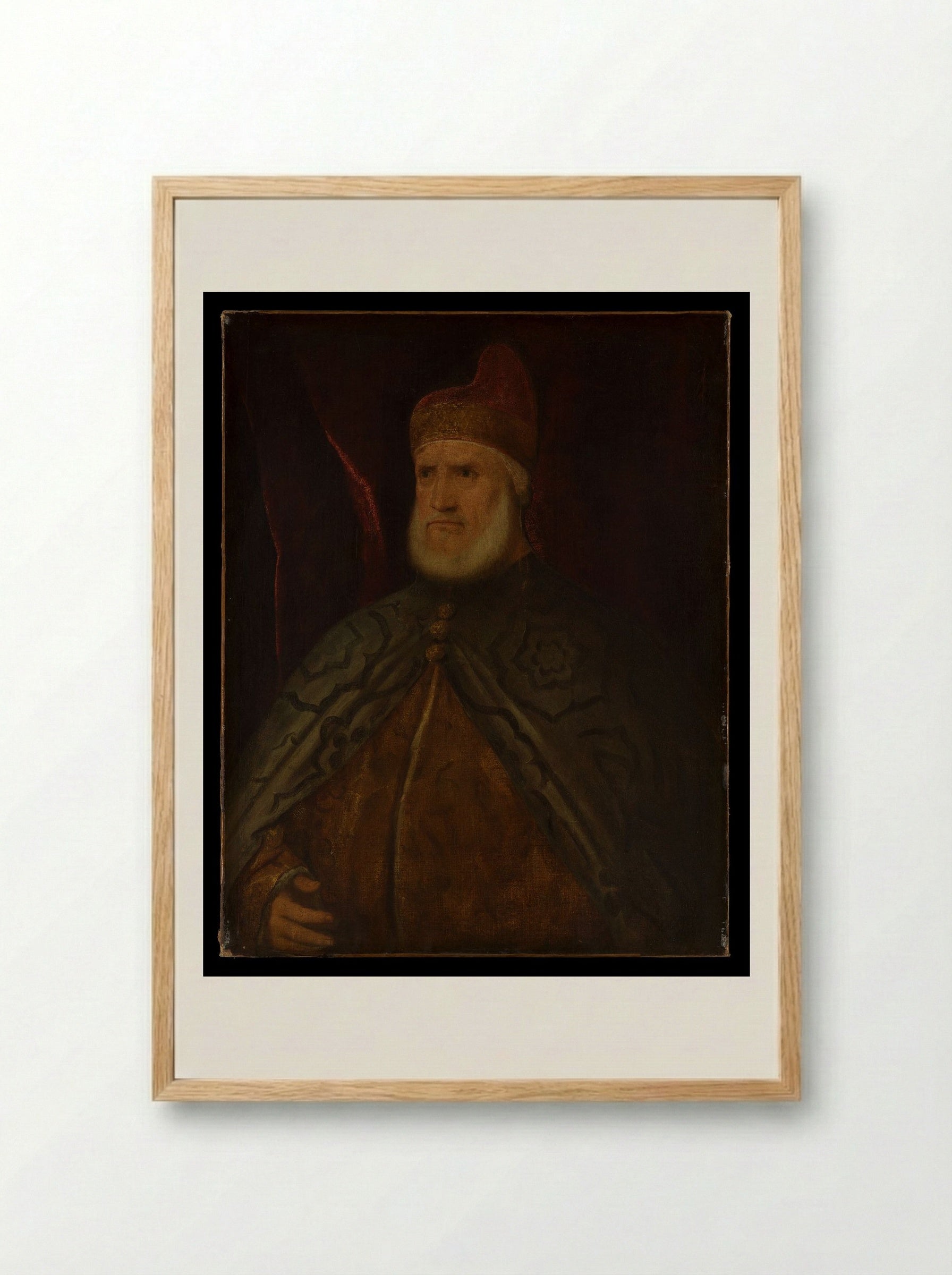 Doge Andrea Gritti - Titian - Framed Print Wood