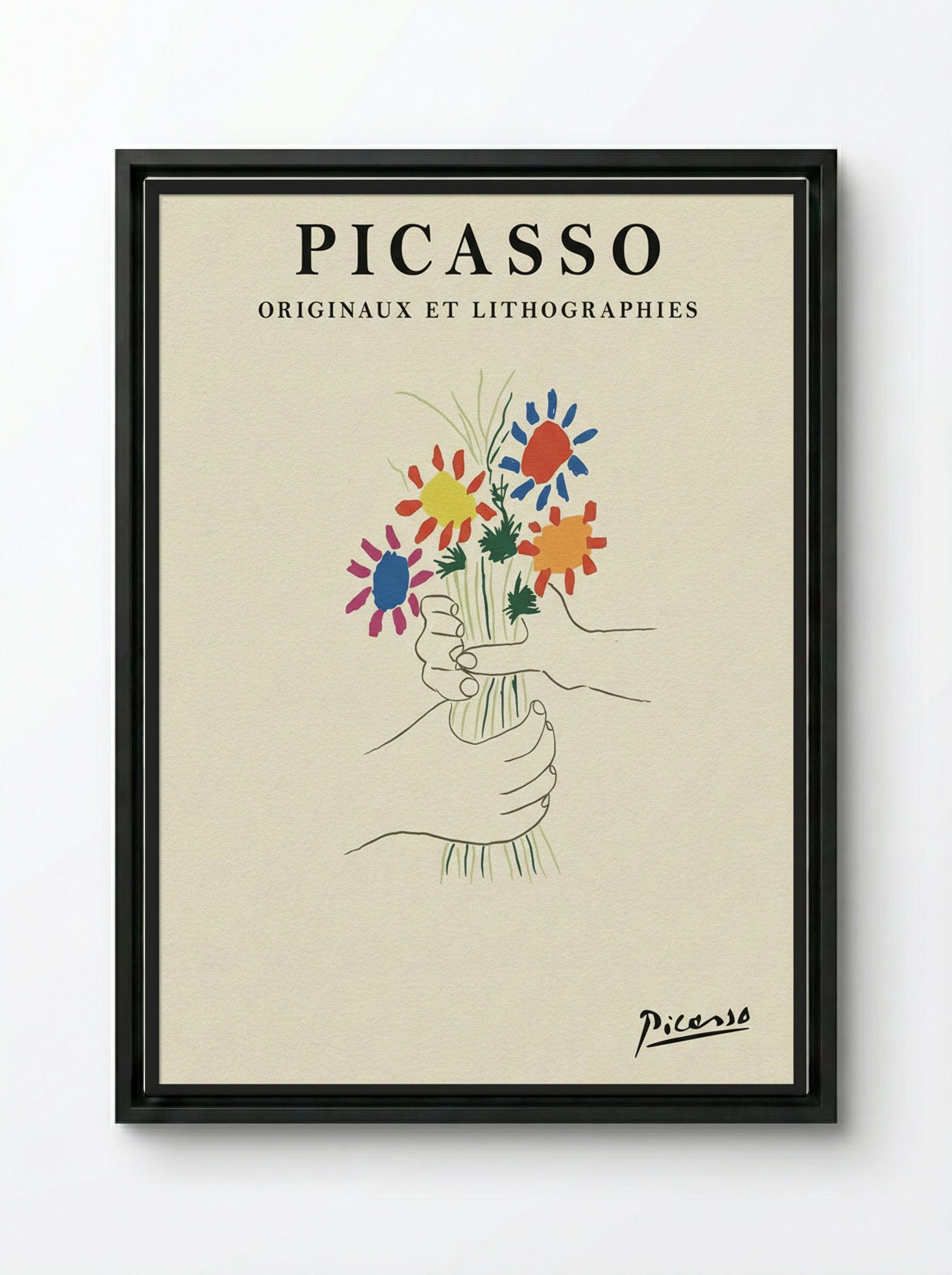 Flowers and Hands - Pablo Picasso