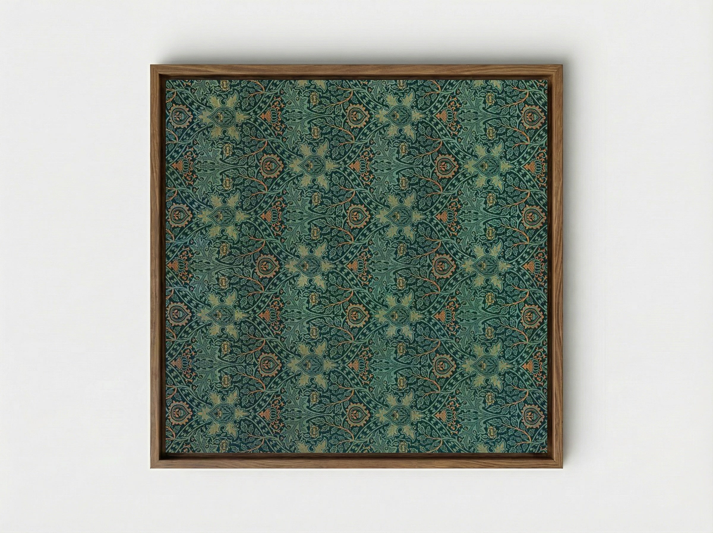 Ispahan - William Morris - Framed Canvas Wood
