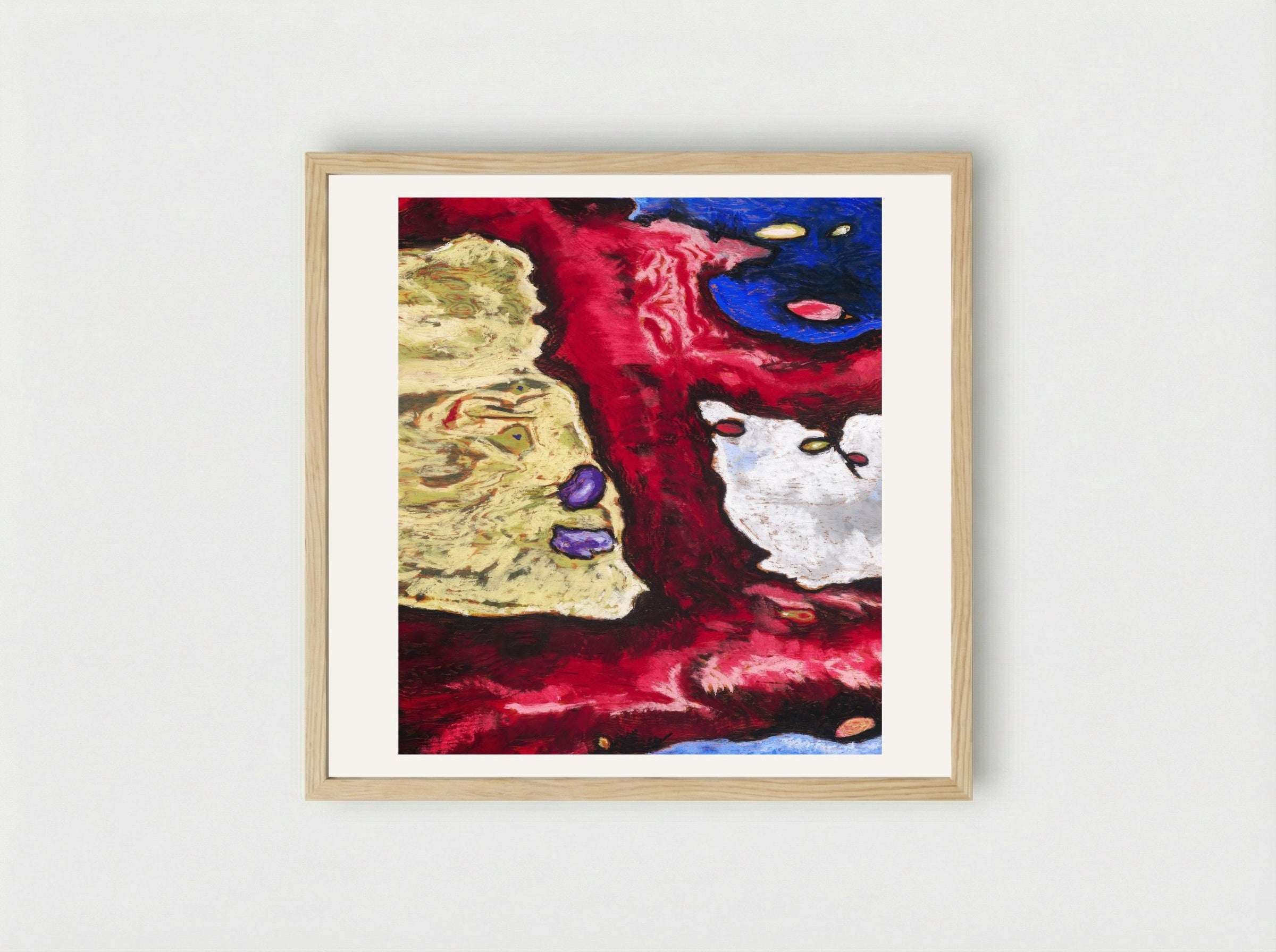 Tree Forms and Water - Arthur Dove - Framed Print Wood