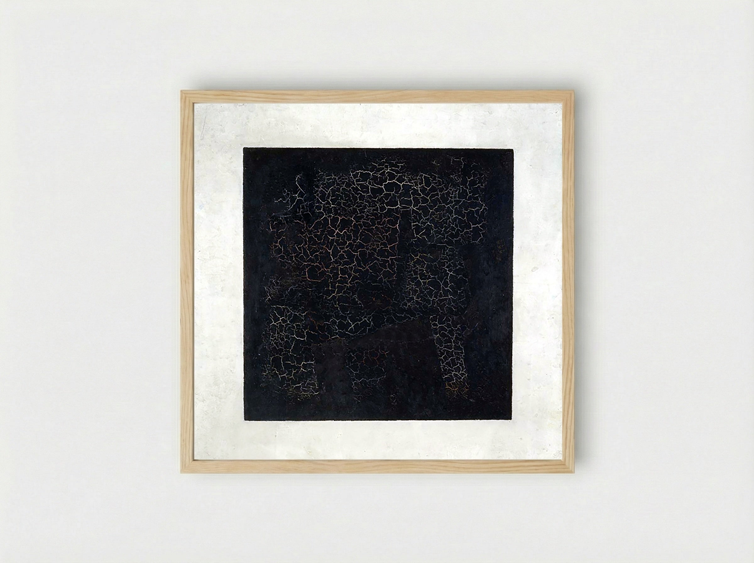 Black Square - Kazimir Malevich - Framed Print Wood