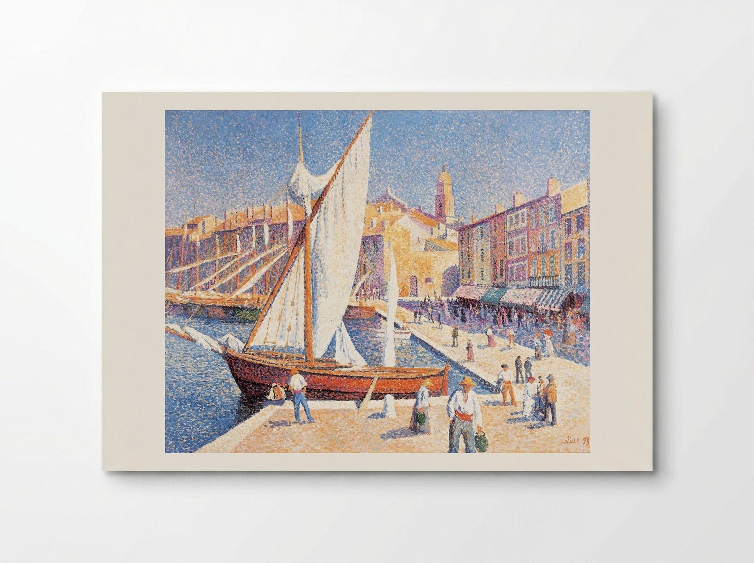 Le Port de Saint-Tropez - Maximilien Luce - Poster