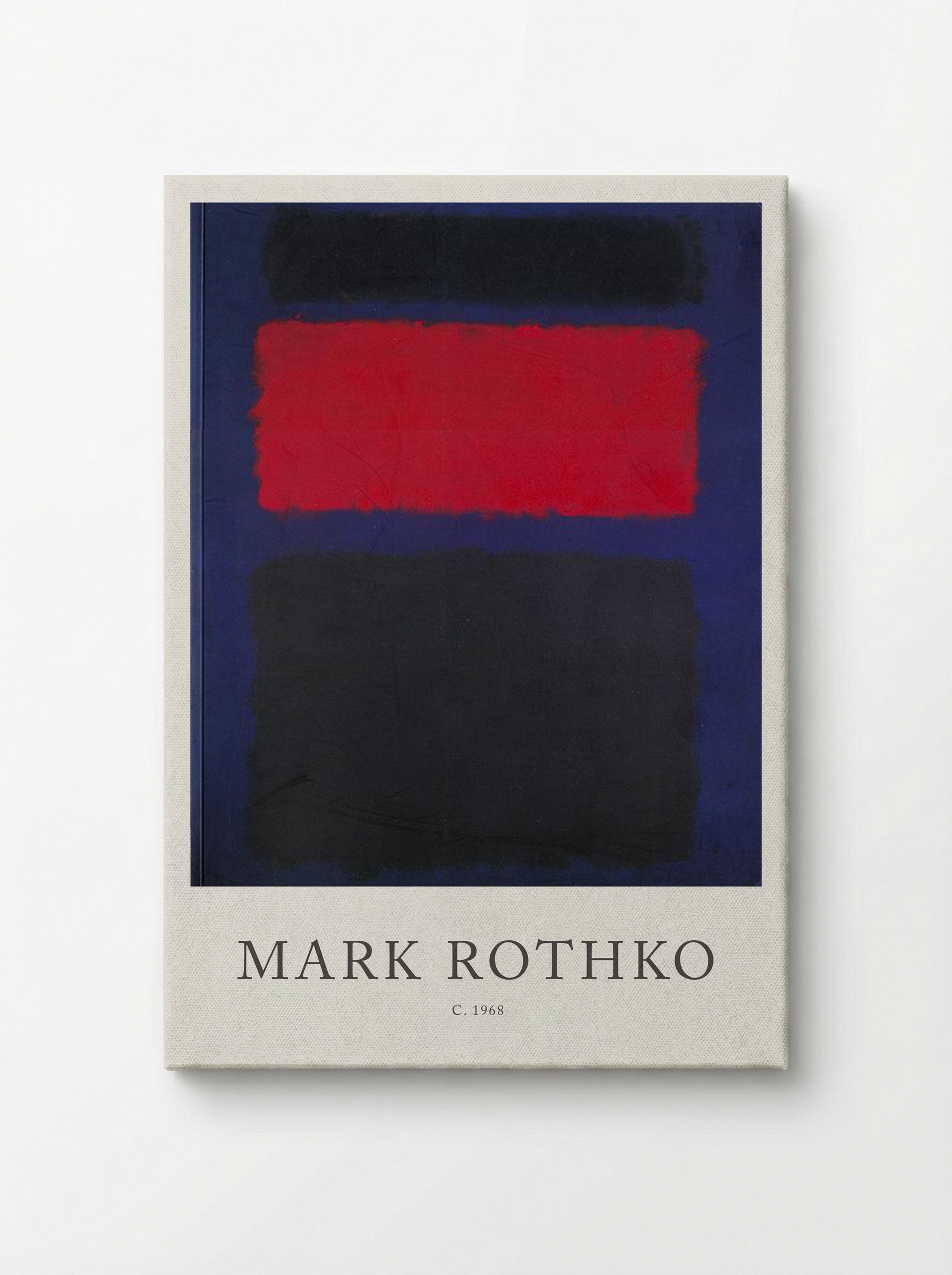 Untitled (Black, Red, and Blue) - Mark Rothko - Canvas