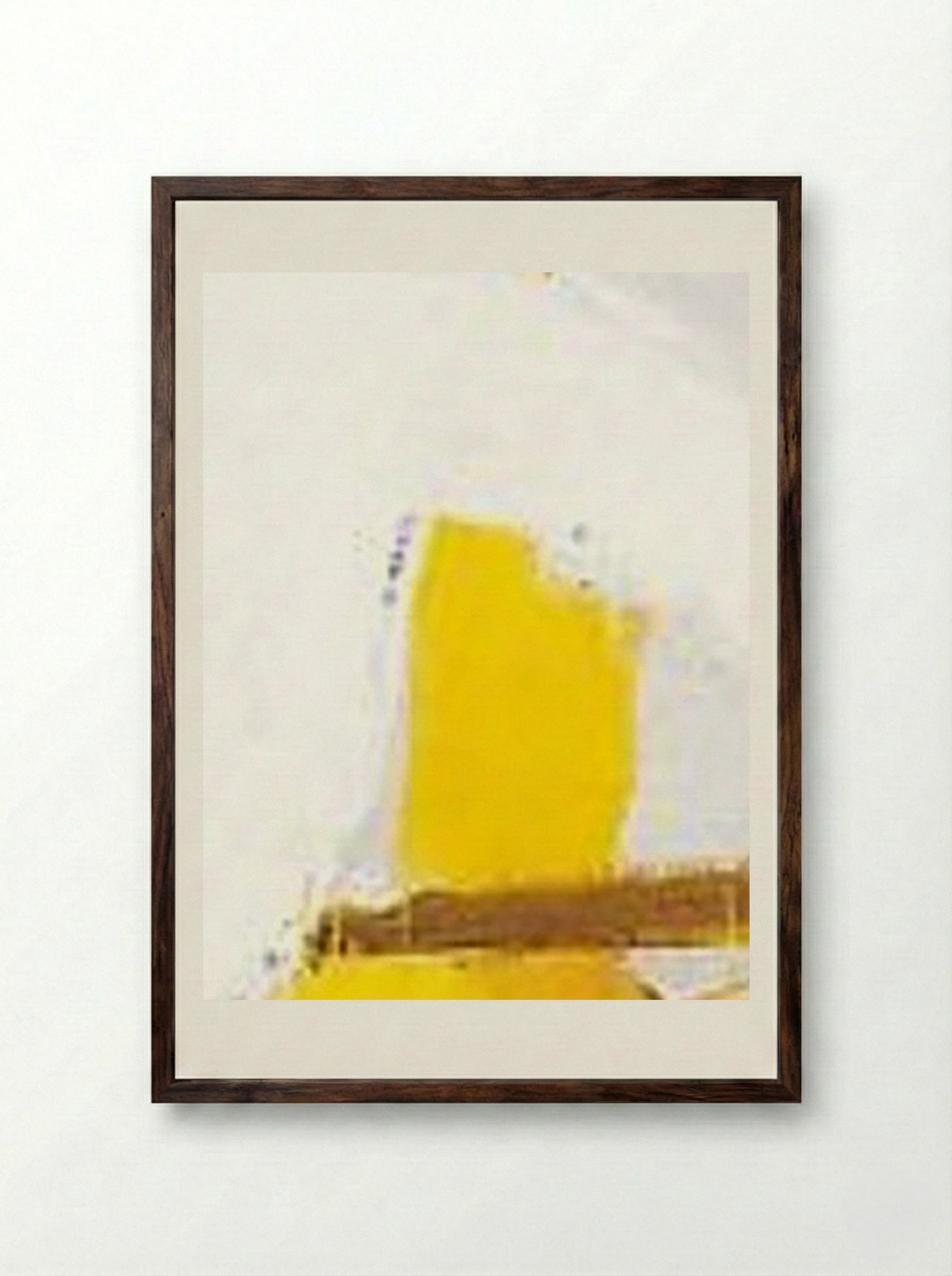 Mycenae - Franz Kline - Framed Print Dark Wood