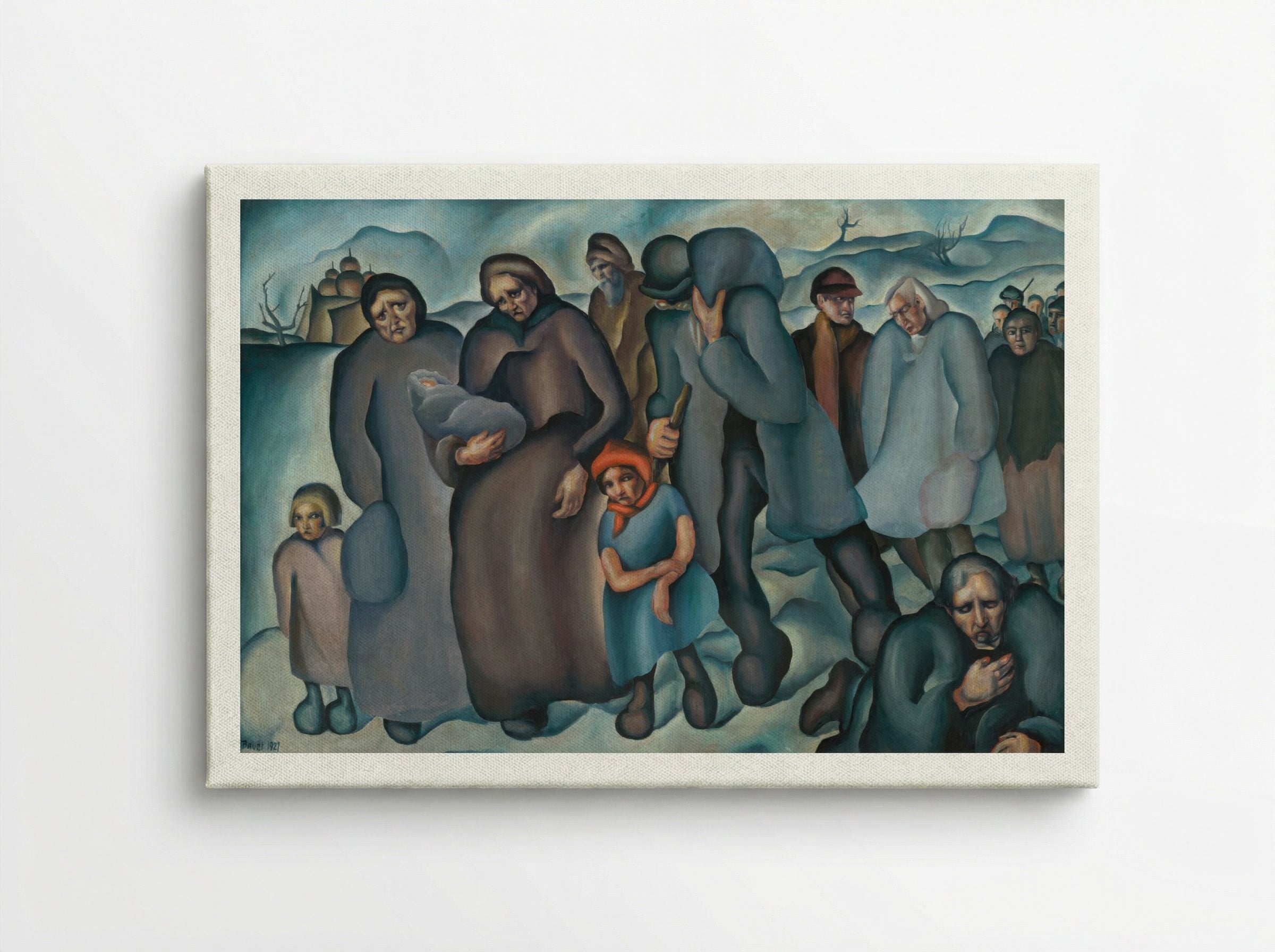 Refugees - Konstantin Bauer - Canvas