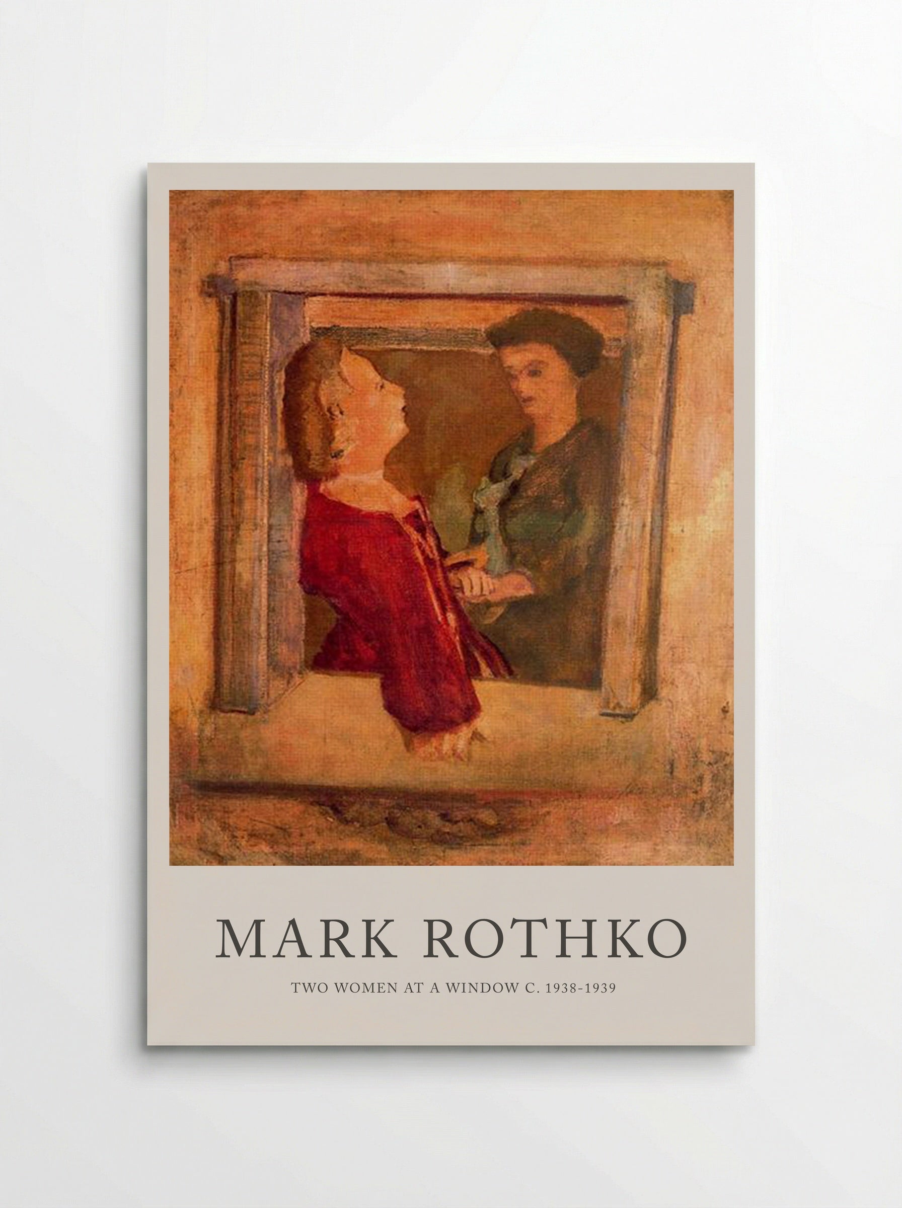 Two Women at a Window - Mark Rothko - Poster