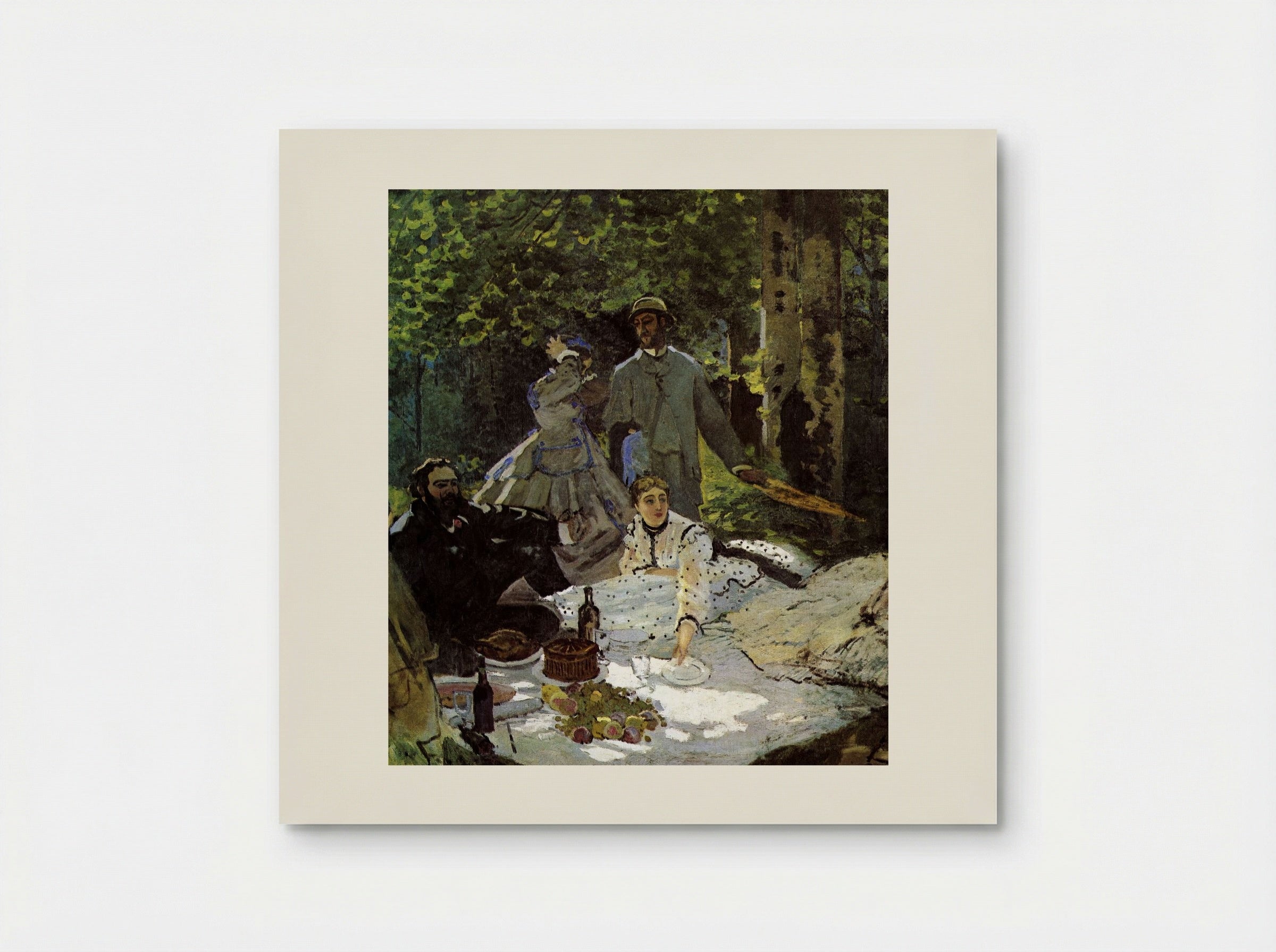 Le Déjeuner sur l'herbe - Claude Monet - Poster