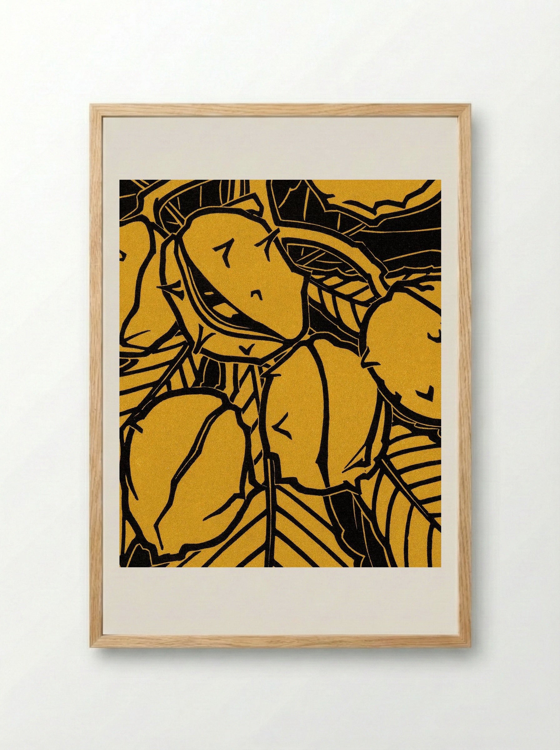 Chestnut Branch - Julie de Graag - Framed Print Wood