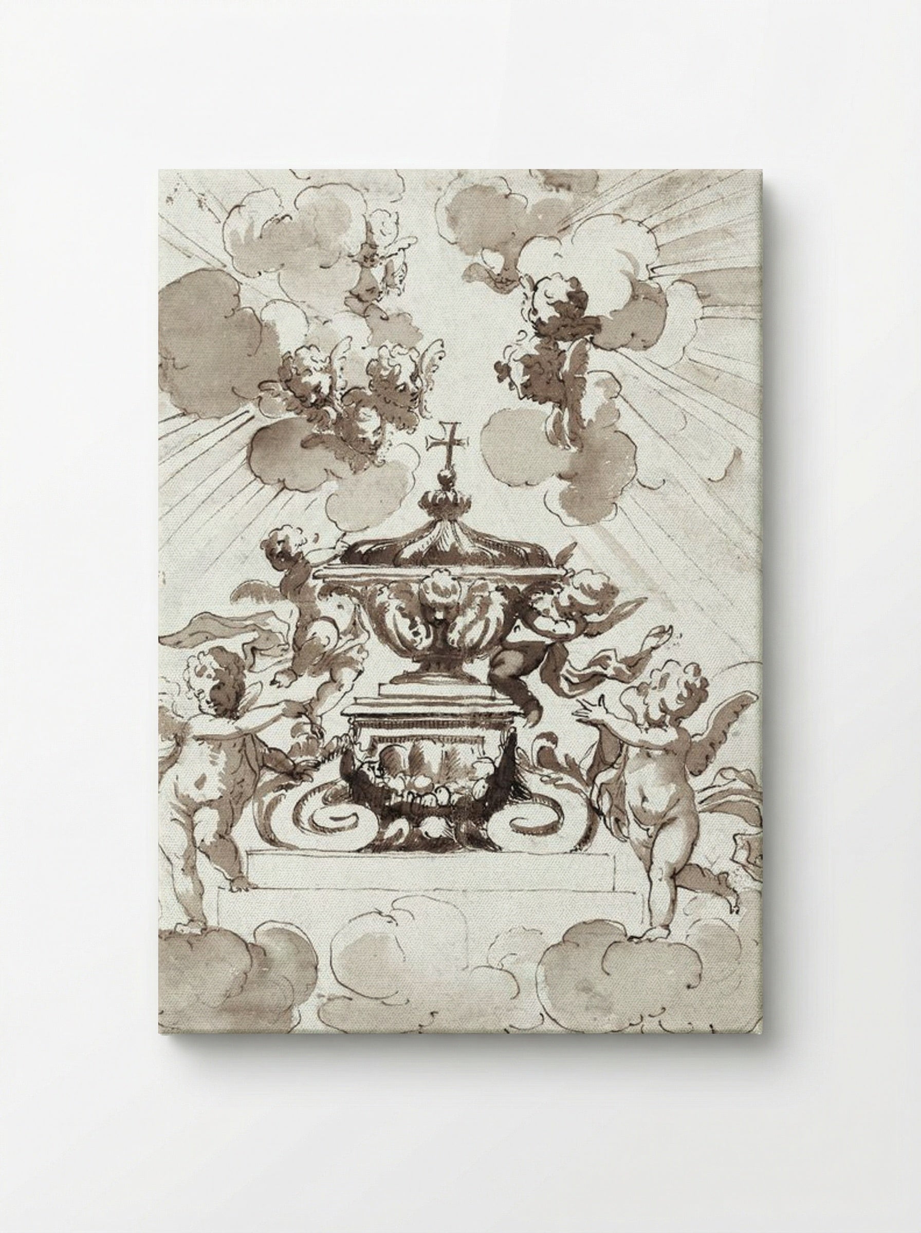 Glorification of the Host - Italian 18th Century - Canvas