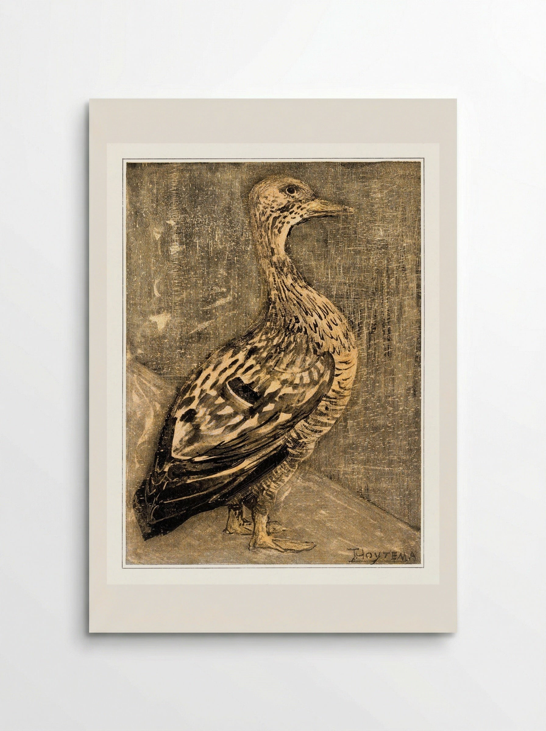 Standing Duck - Theo van Hoytema - Poster