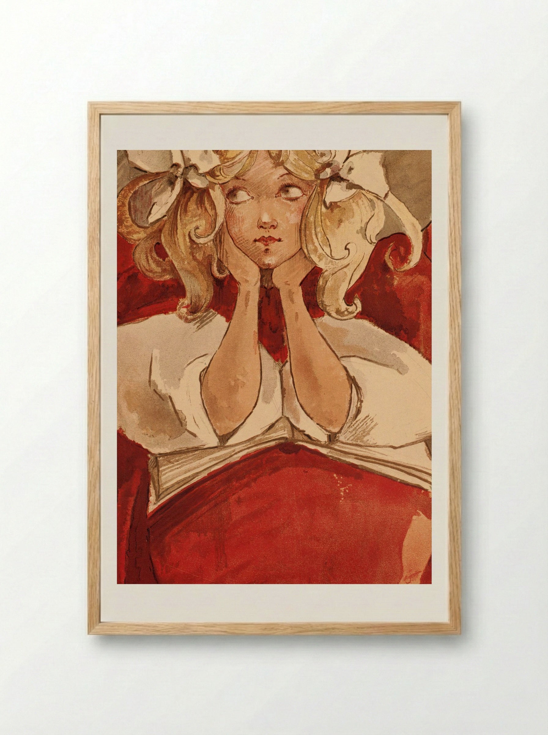 Fairy Tales (Mabel F. Blodgett Illustrations) - Ethel Reed - Framed Print Wood