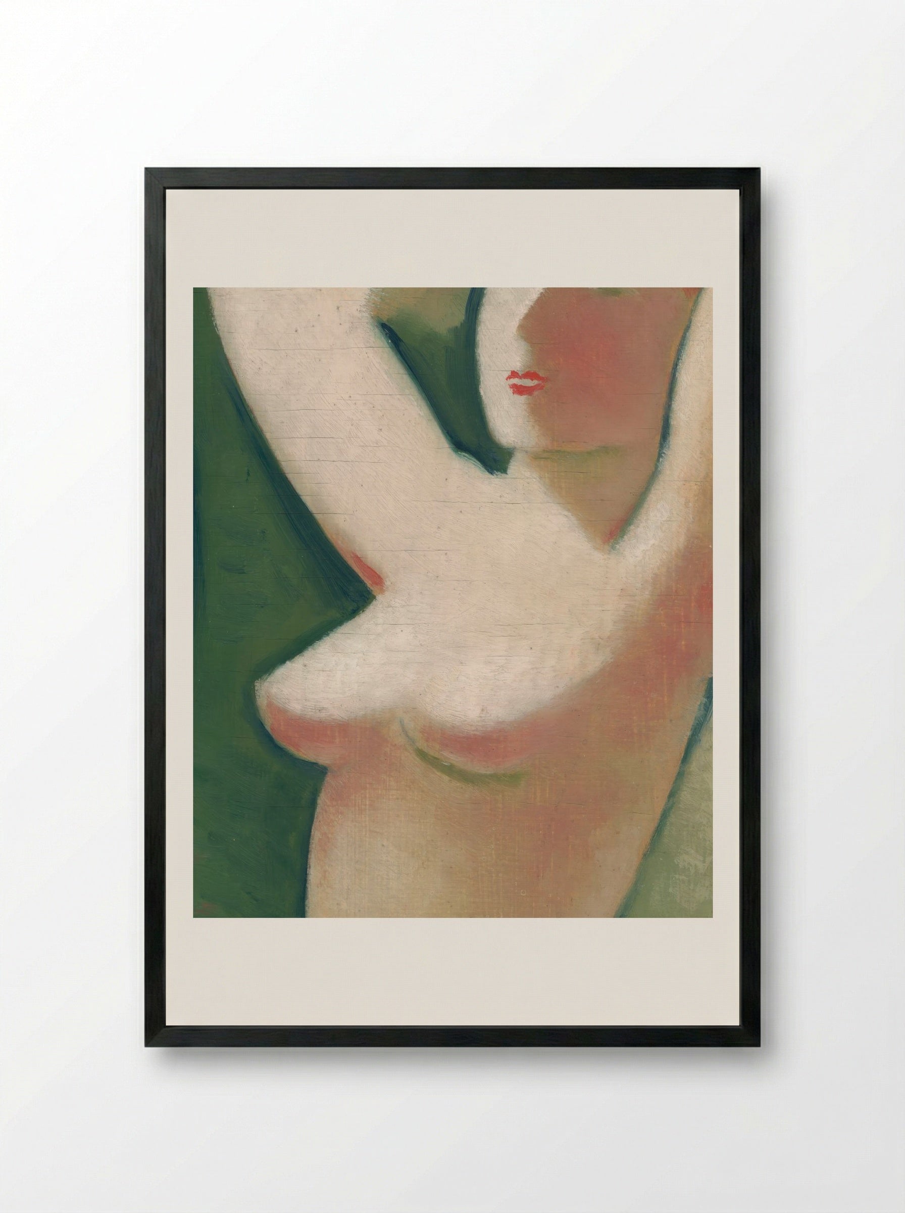 In Front of the Mirror - Mikuláš Galanda - Framed Print Black