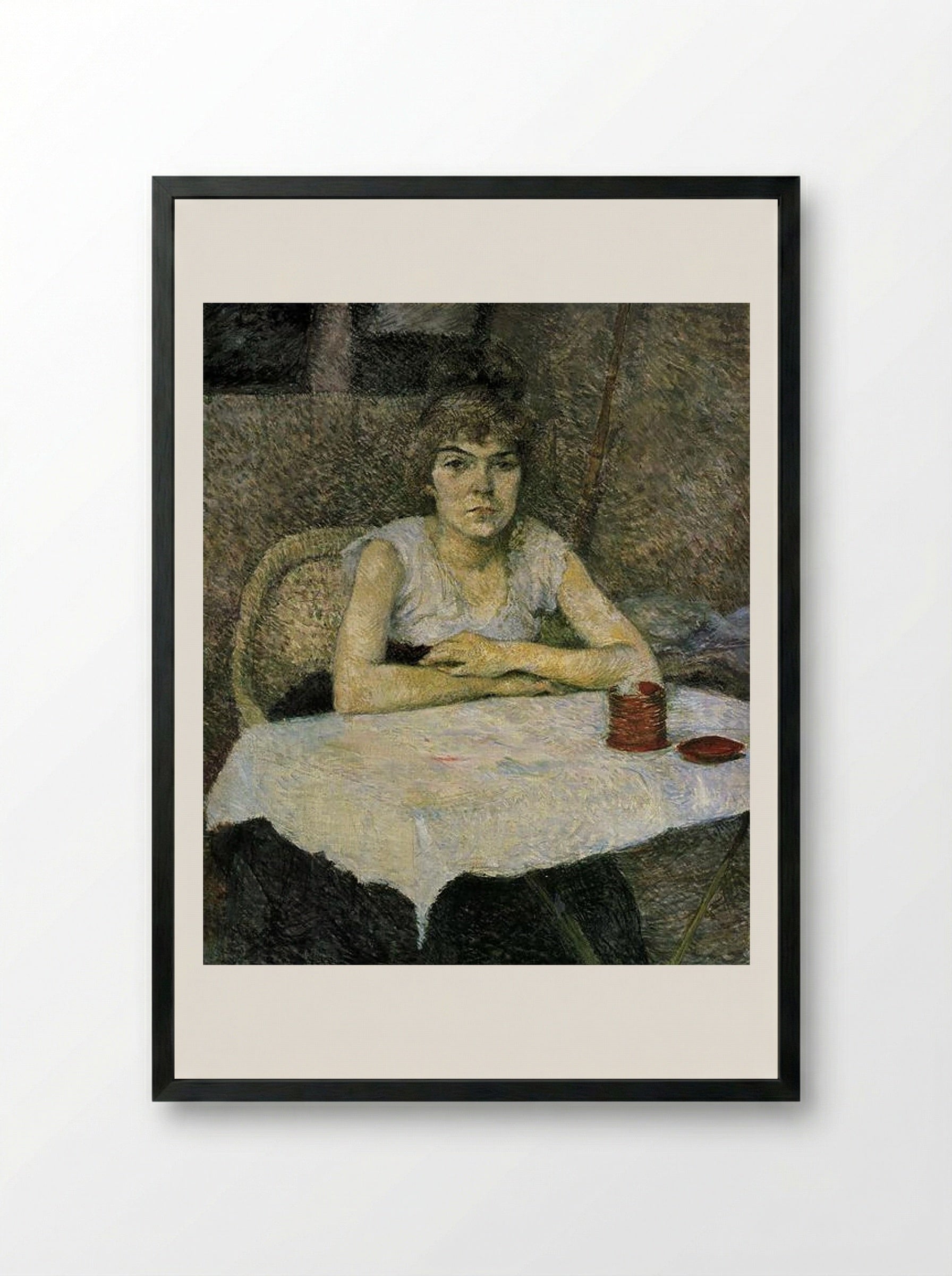 Rice Powder - Henri de Toulouse-Lautrec - Framed Print Black