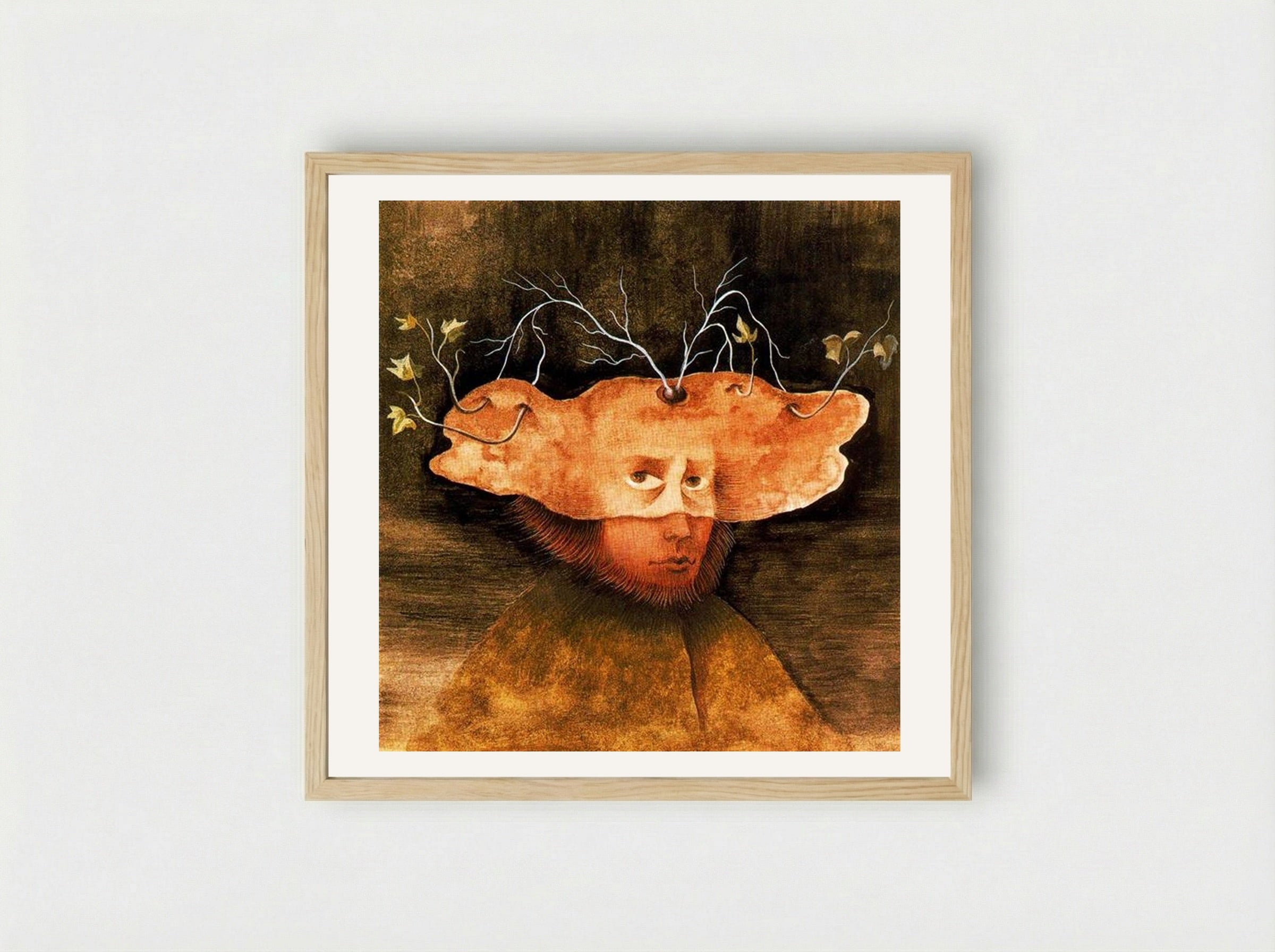 The Labrador - Remedios Varo - Framed Print Wood