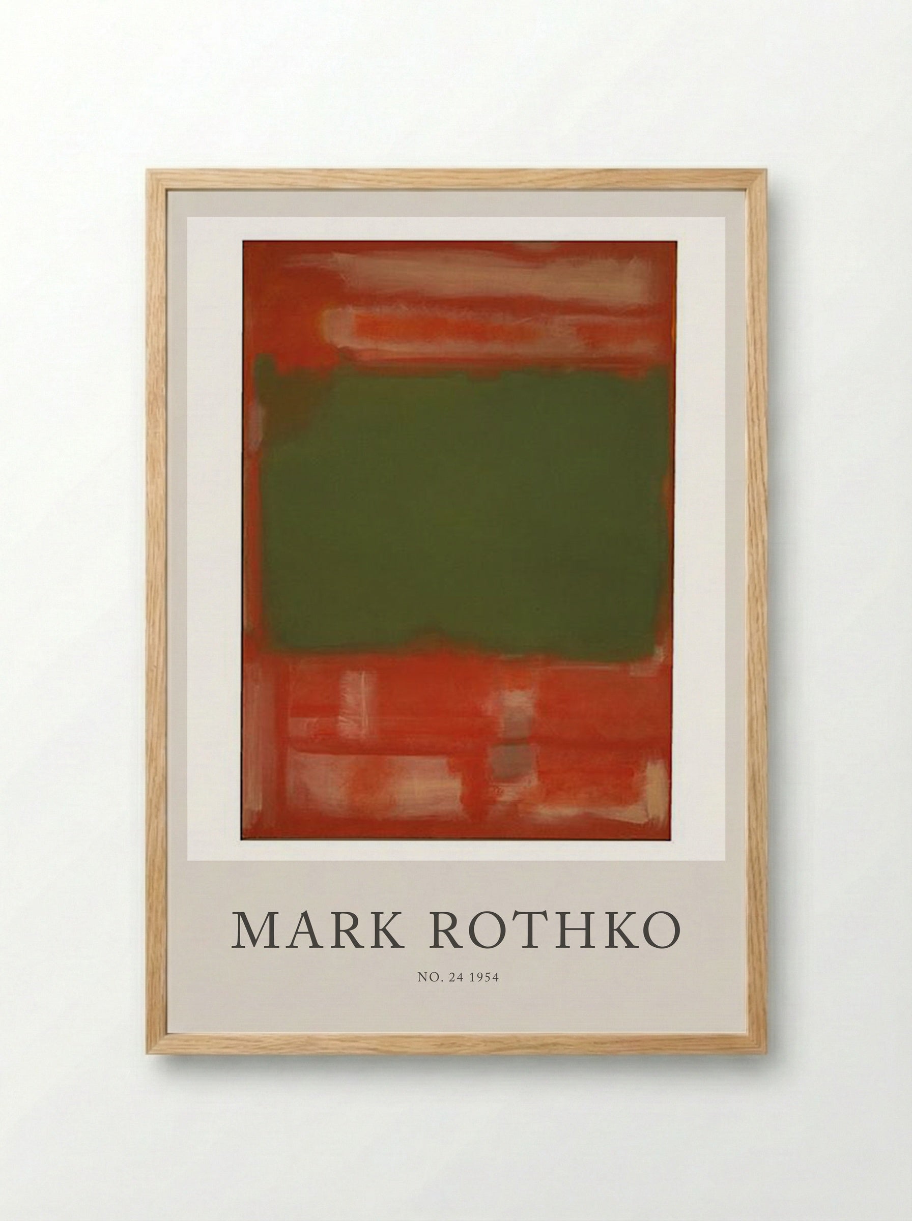No. 24 - Mark Rothko - Framed Print Wood