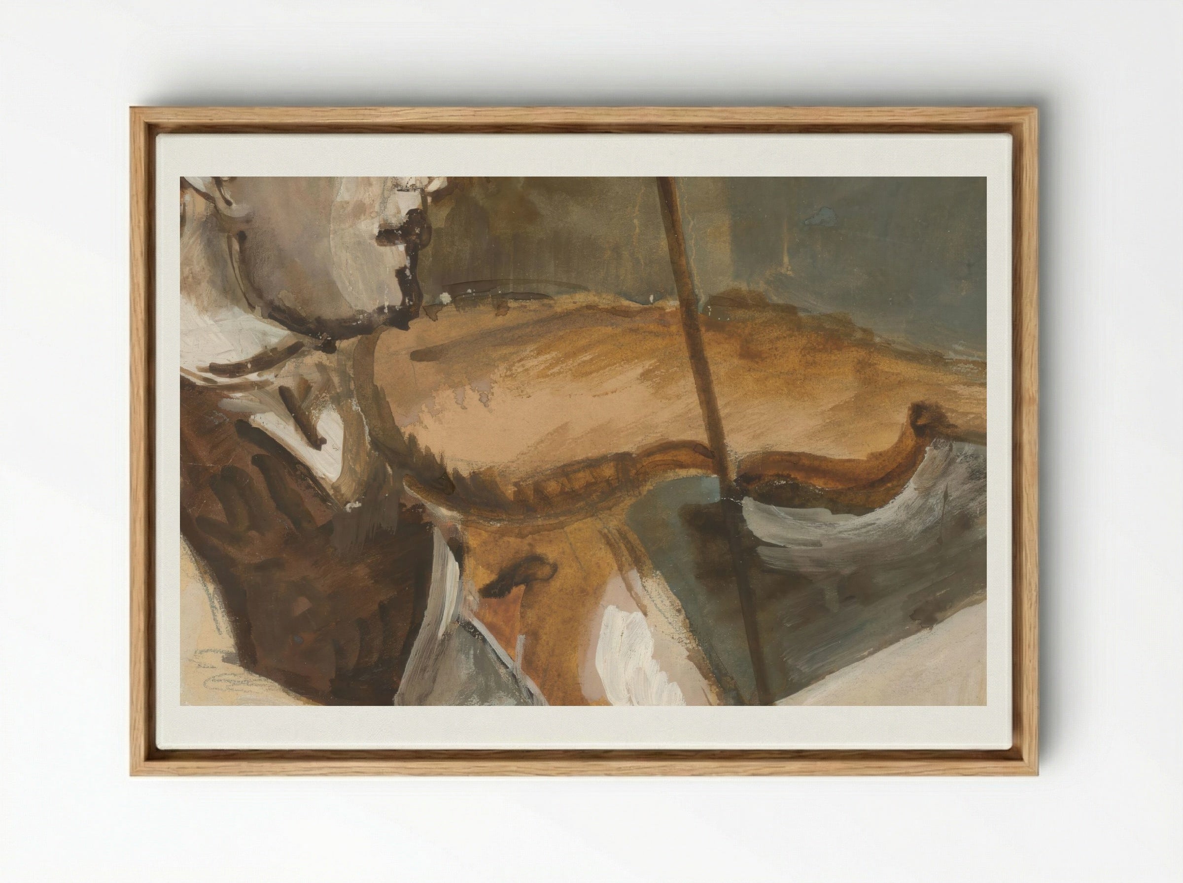 Gypsy Fiddler - Cyprian Majerník - Framed Canvas Wood