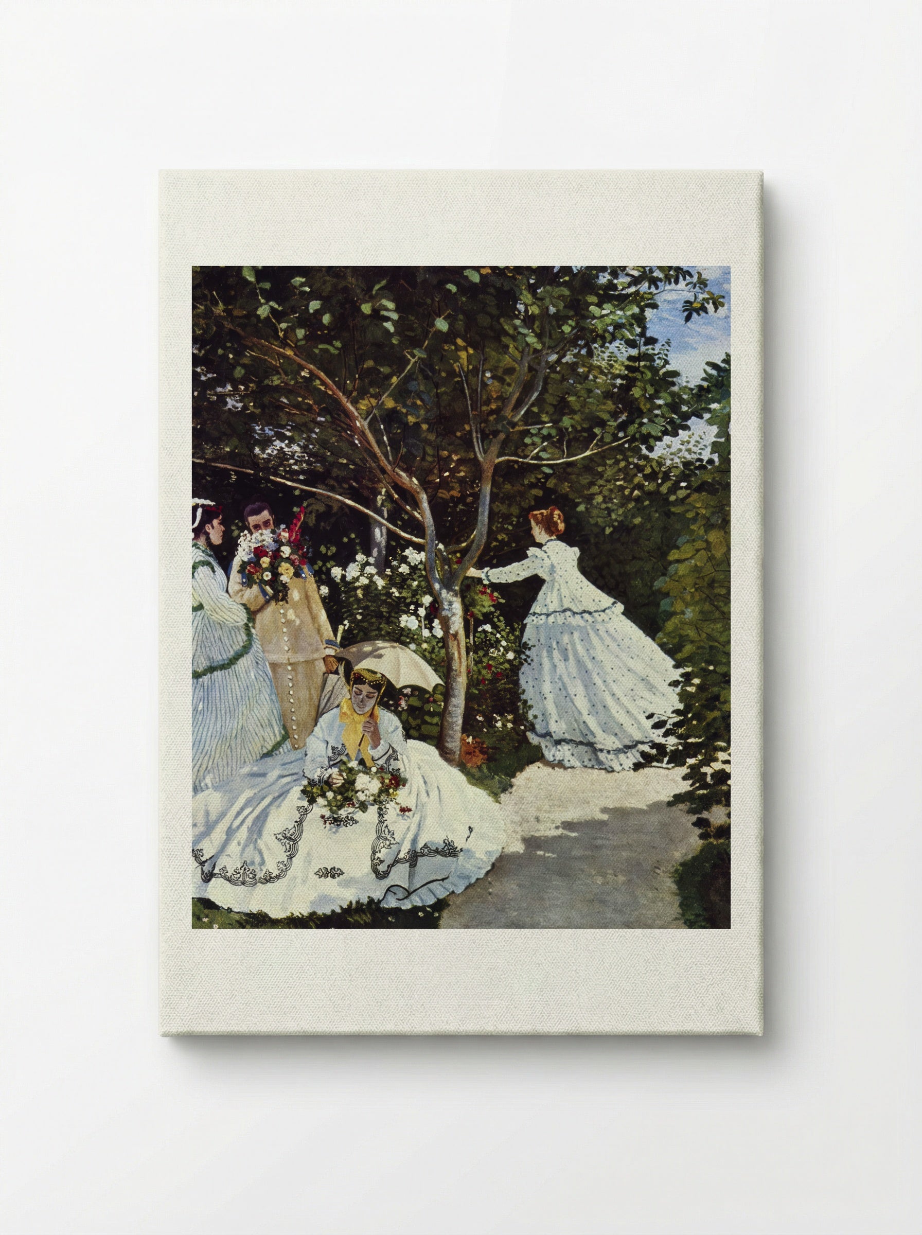 Women in the Garden - Claude Monet - Canvas