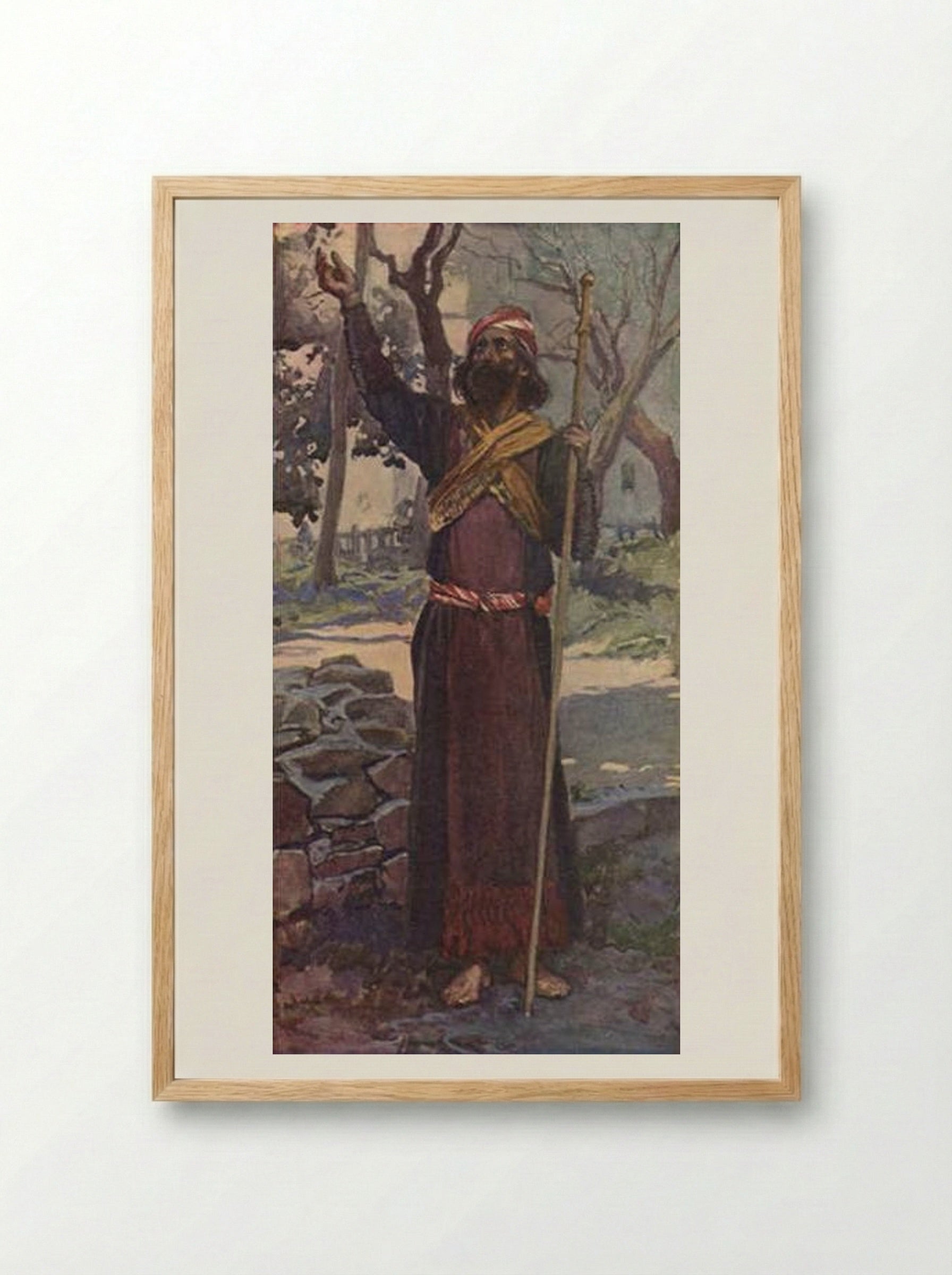 The Prophet Zechariah - James Tissot - Framed Print Wood