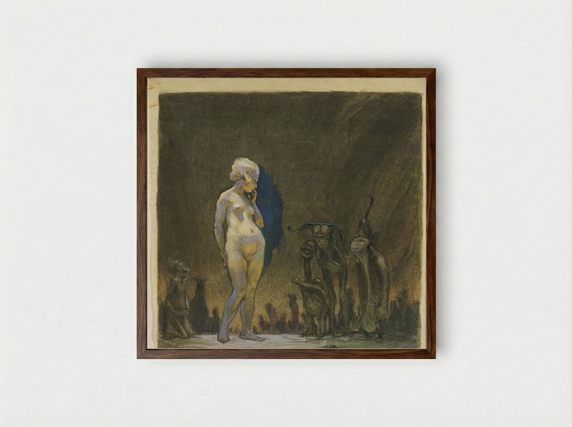 Admiration - Frantisek Kupka - Framed Print Dark Wood