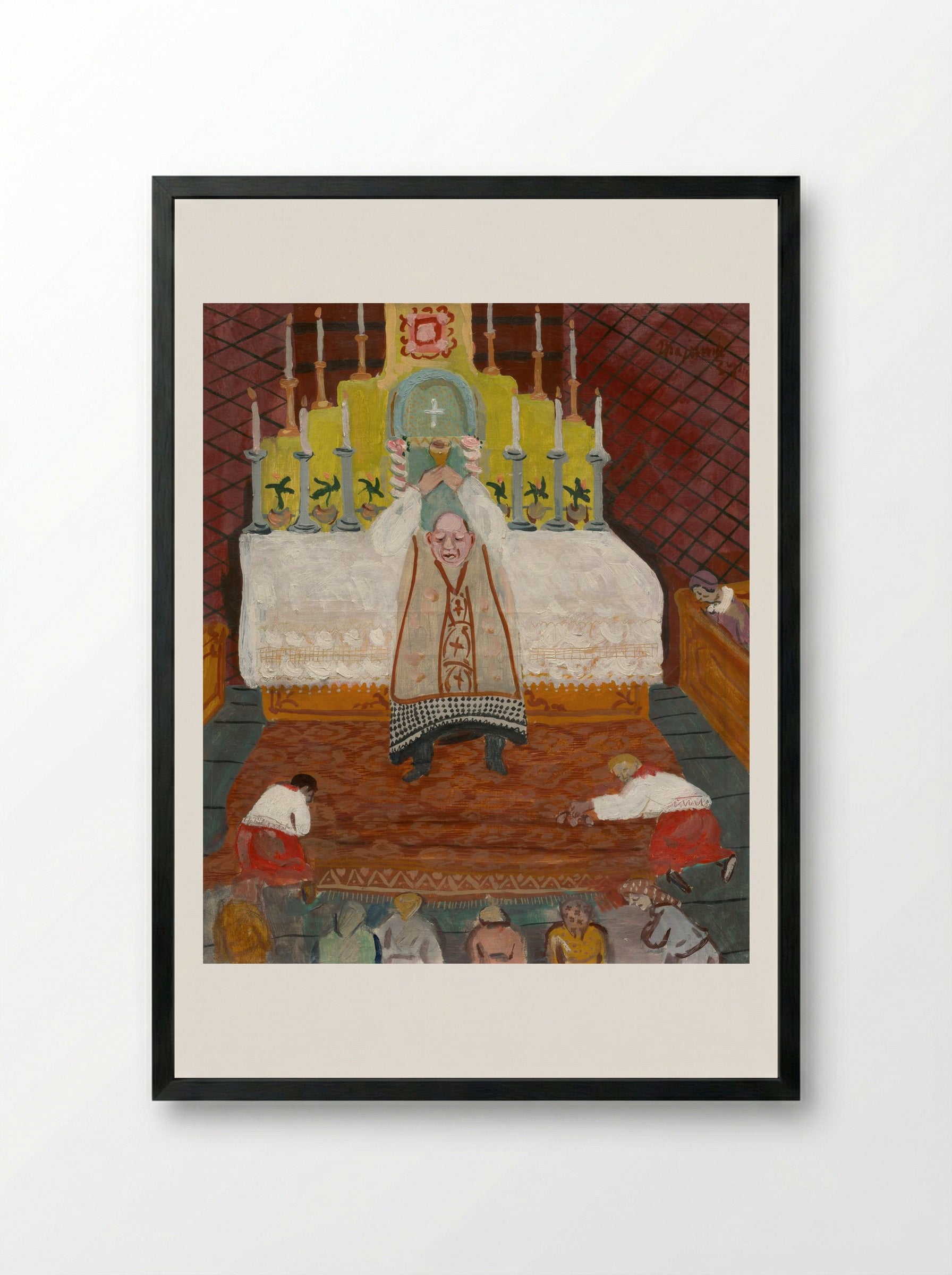 Upheaval - Cyprián Majerník - Framed Print Black