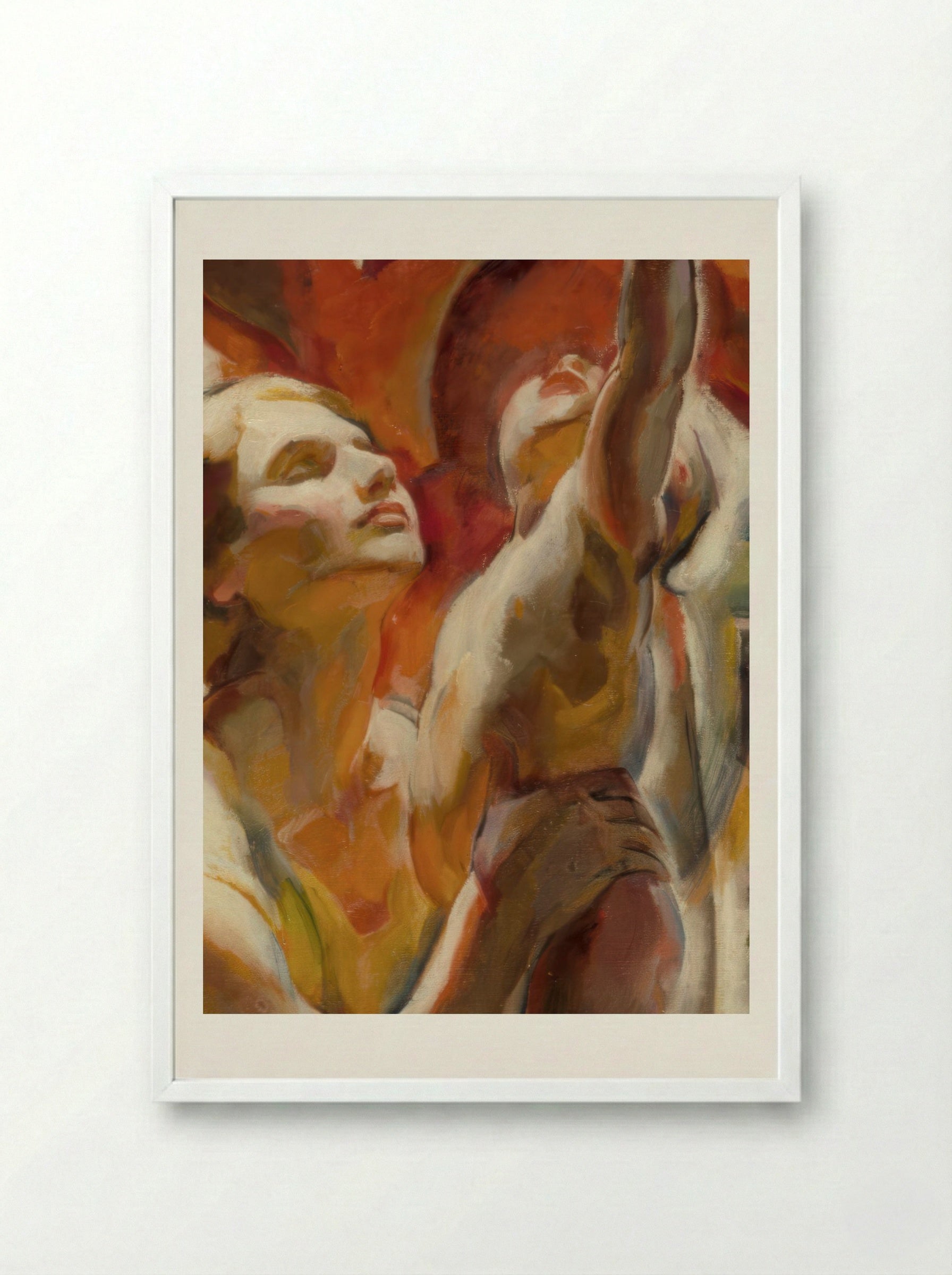 The Herwigs - Edouard Antonin Vysekal - Framed Print White